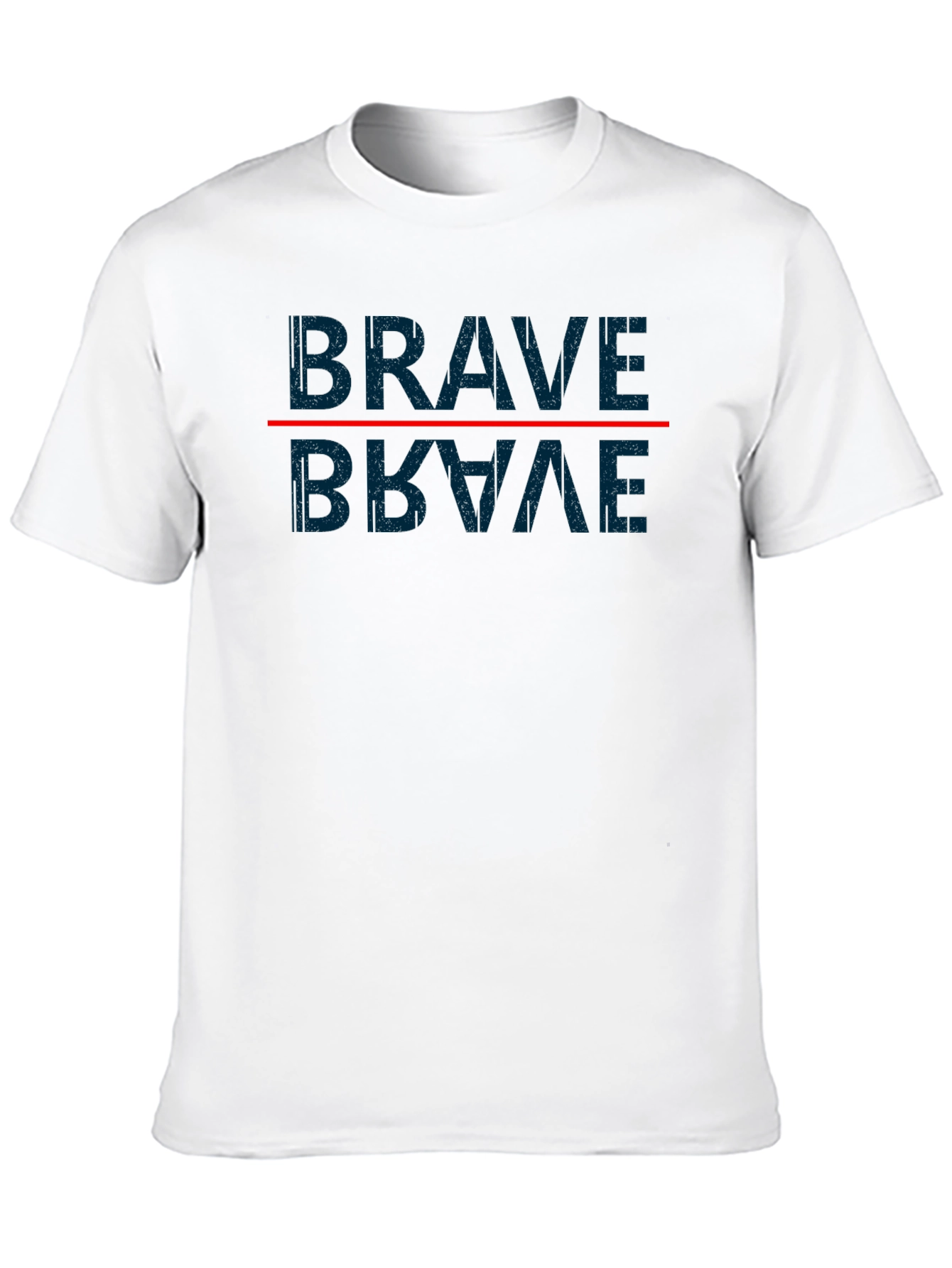 Brave Mirror Image Graphic T-Shirt