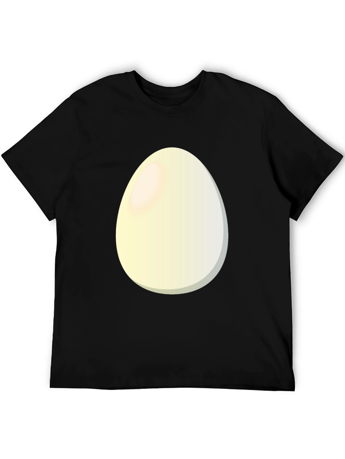 Egg Graphic T-Shirt - Black Casual Tee