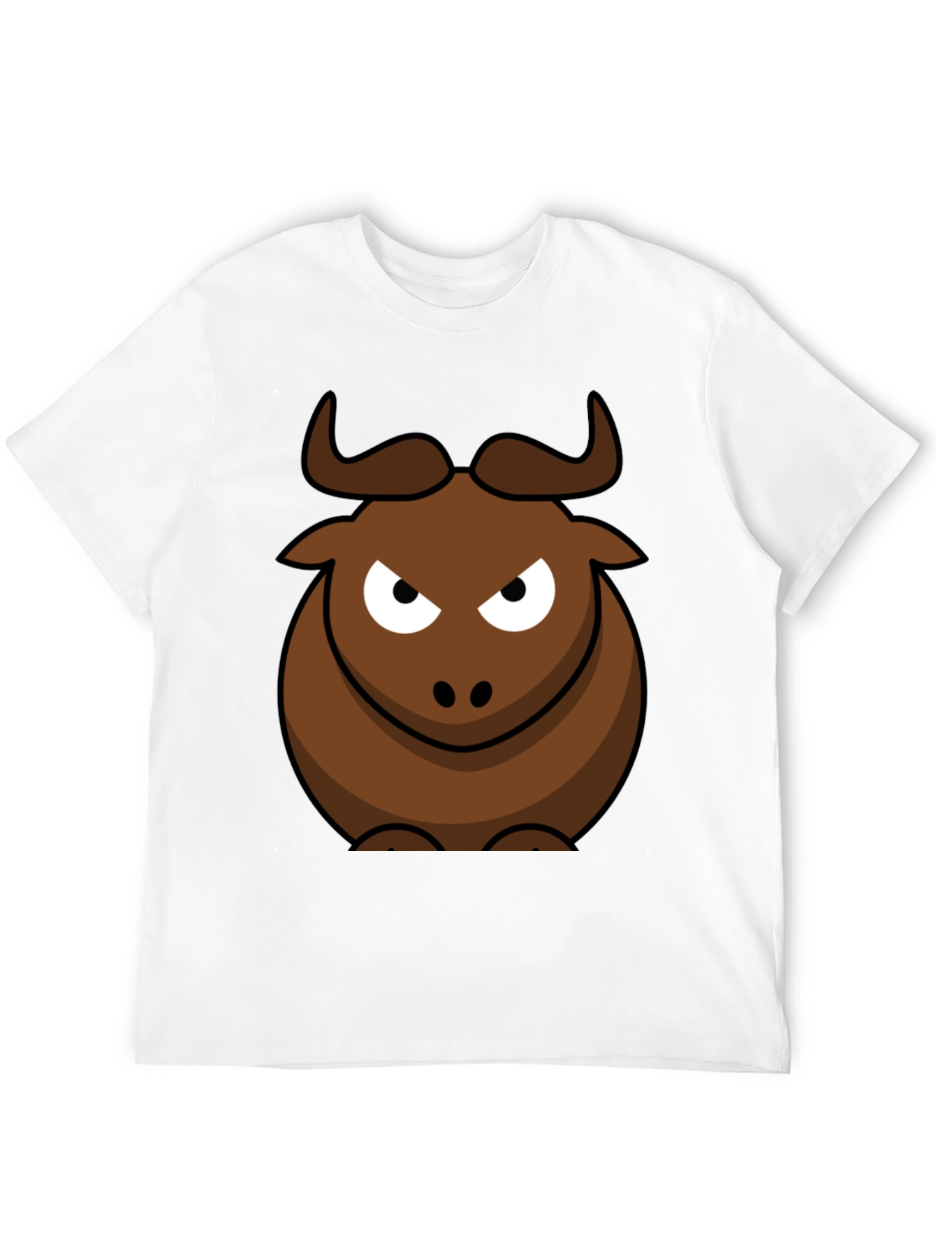 Funny Bull Graphic Tee - Mens Black T-Shirt