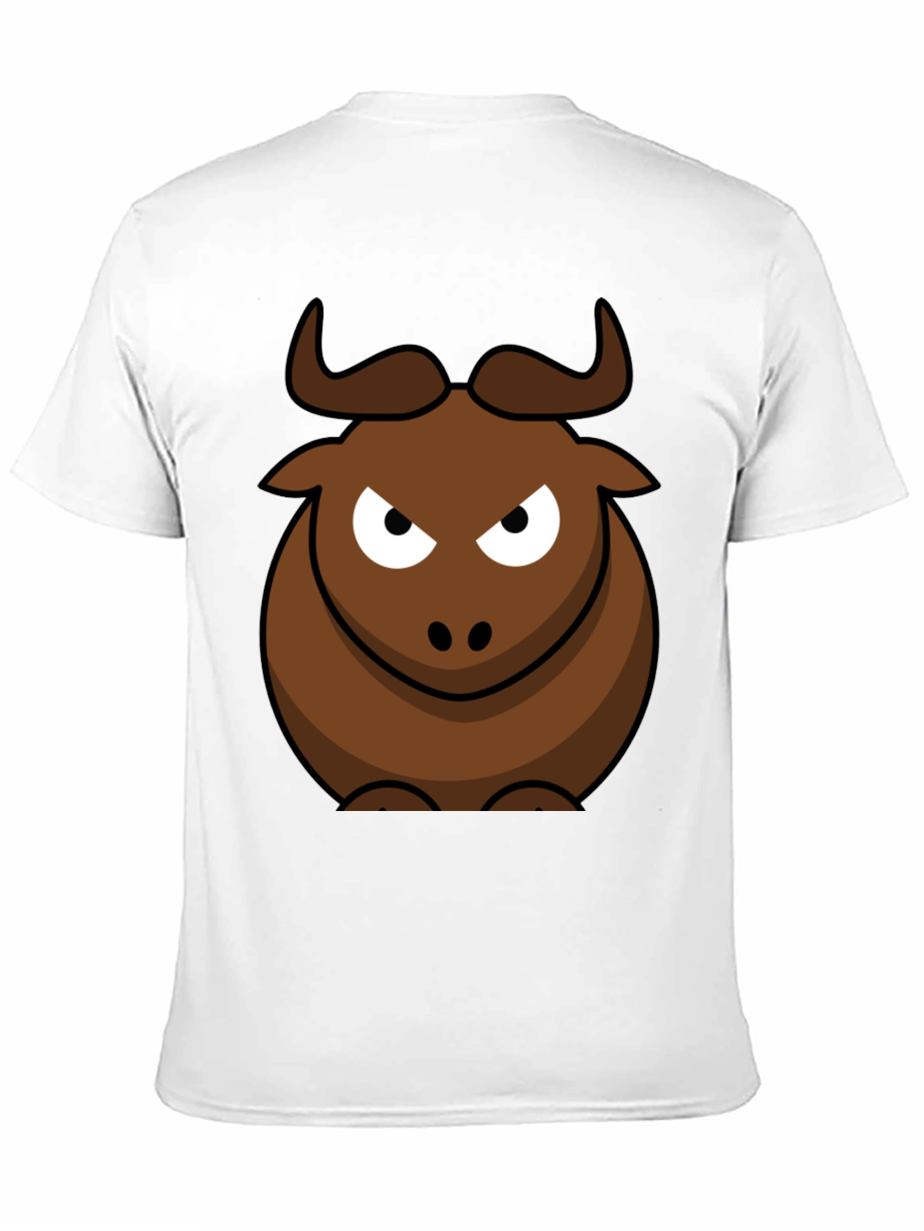 Funny Bull Graphic Tee - Mens Black T-Shirt