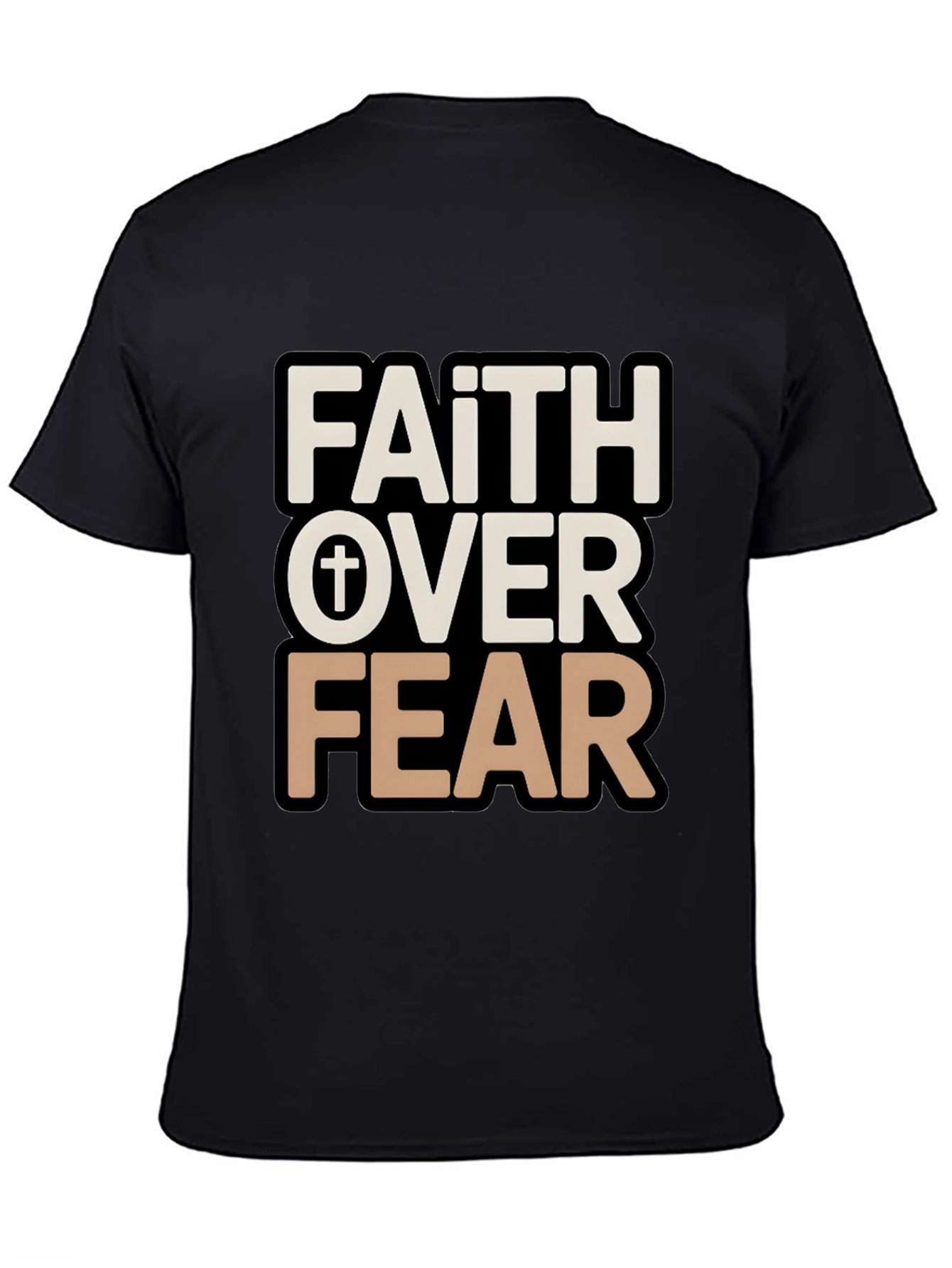 Faith Over Fear Graphic Tee - Christian T-Shirt