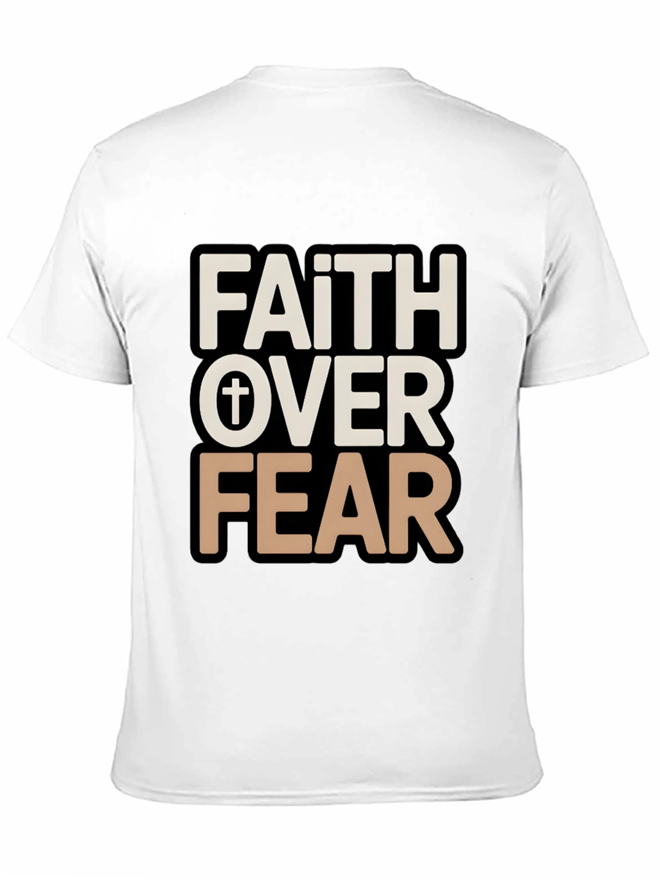 Faith Over Fear Graphic Tee - Christian T-Shirt