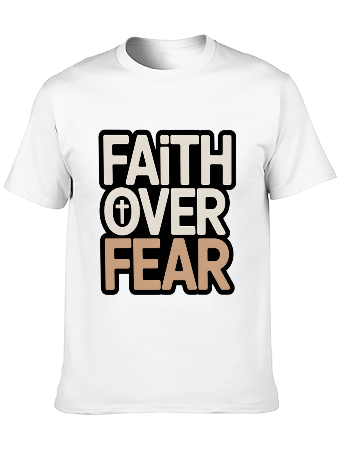 Faith Over Fear Graphic Tee - Christian T-Shirt