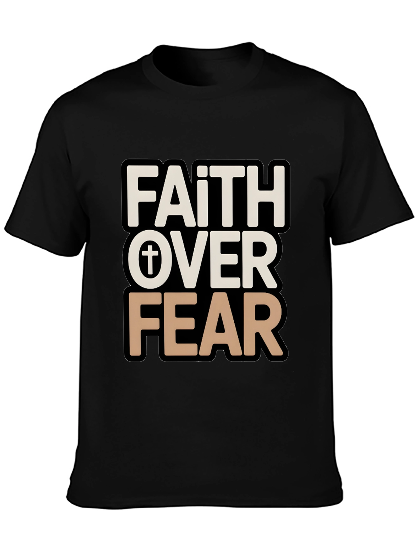 Faith Over Fear Graphic Tee - Christian T-Shirt