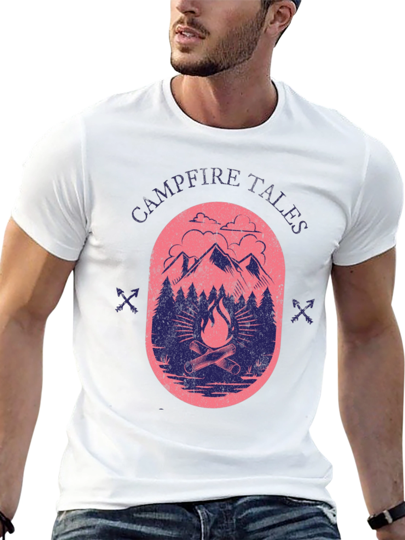 Campfire Tales T-Shirt: Outdoor Adventure Tee