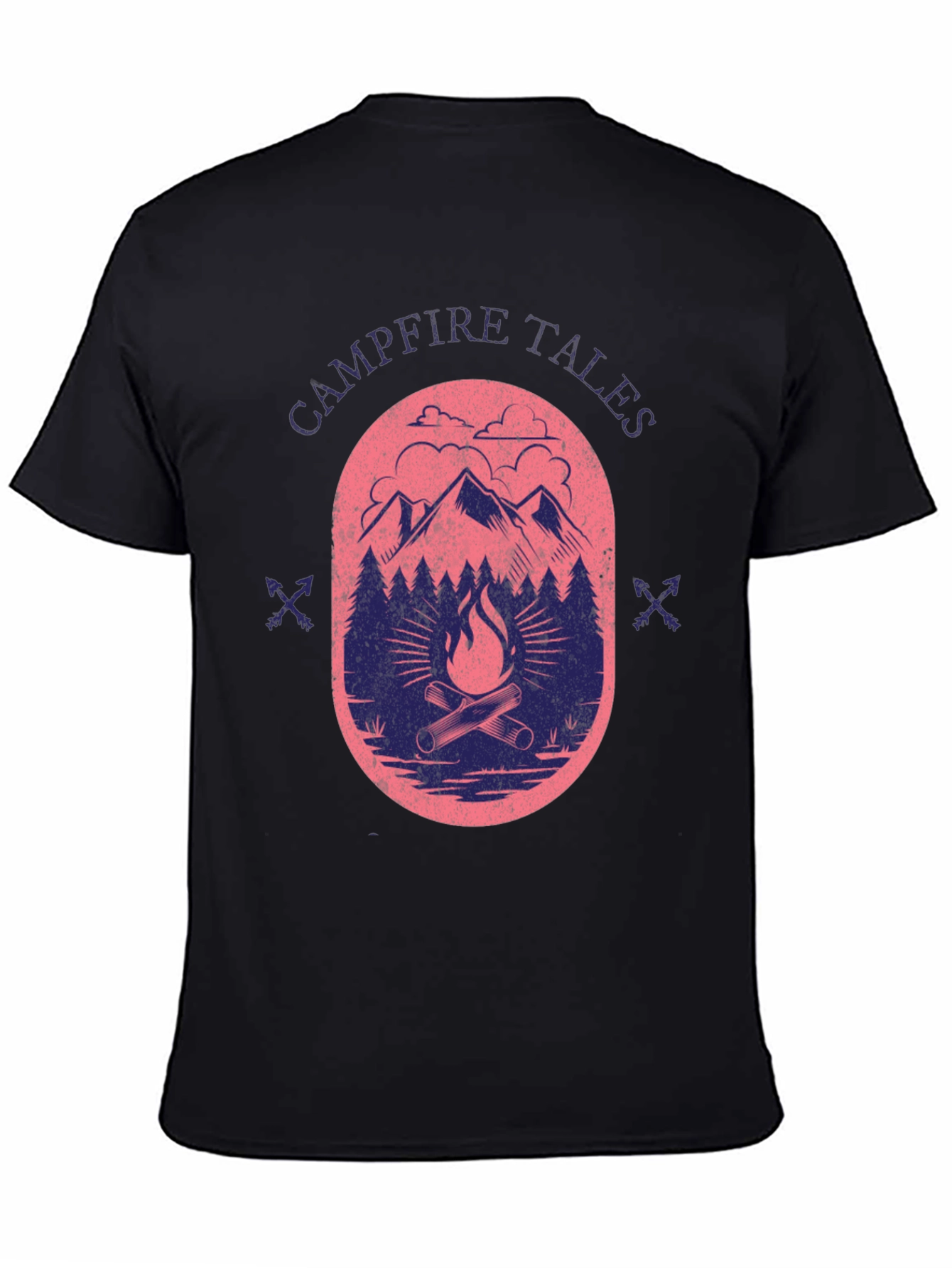Campfire Tales T-Shirt: Outdoor Adventure Tee