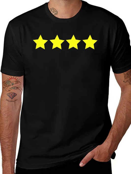 Four Star Graphic Tee - Black
