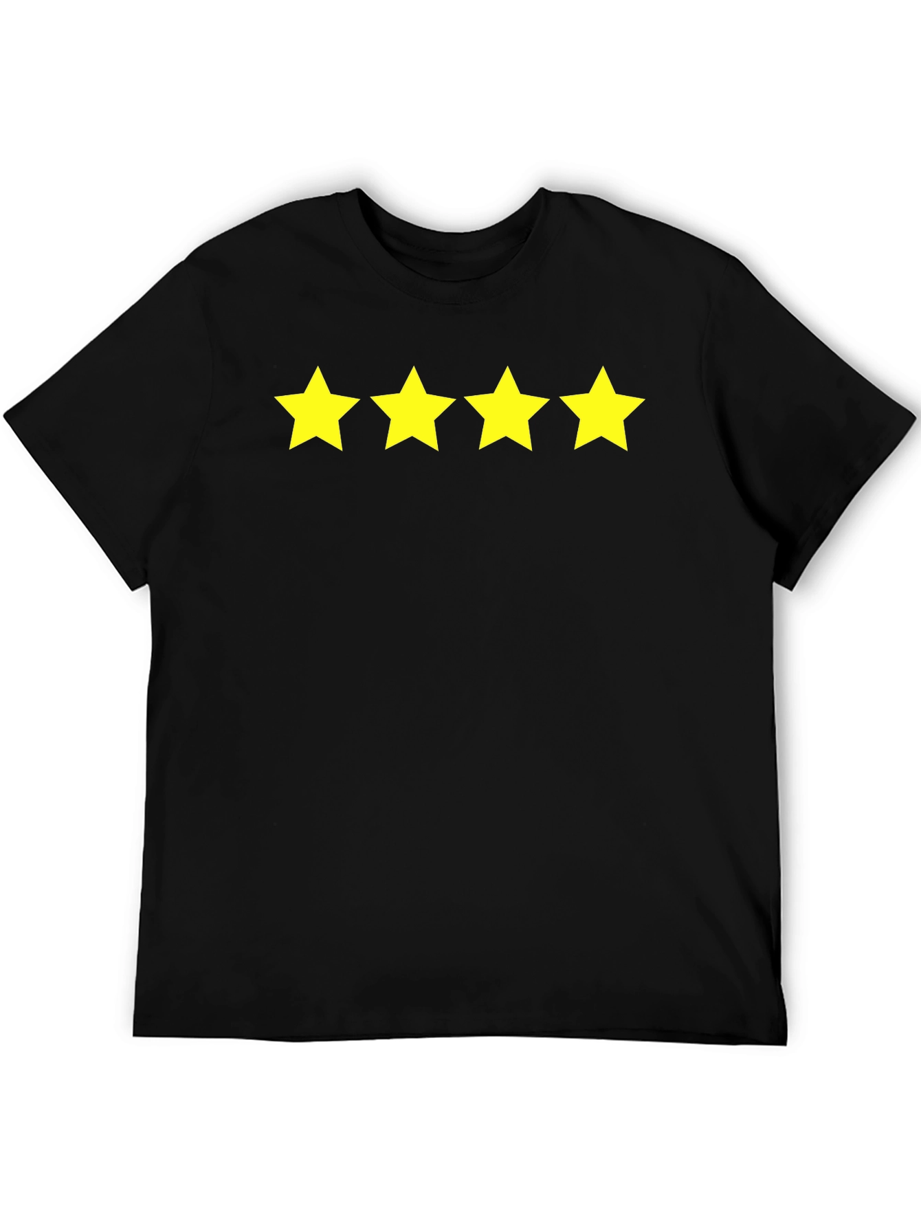 Four Star Graphic Tee - Black