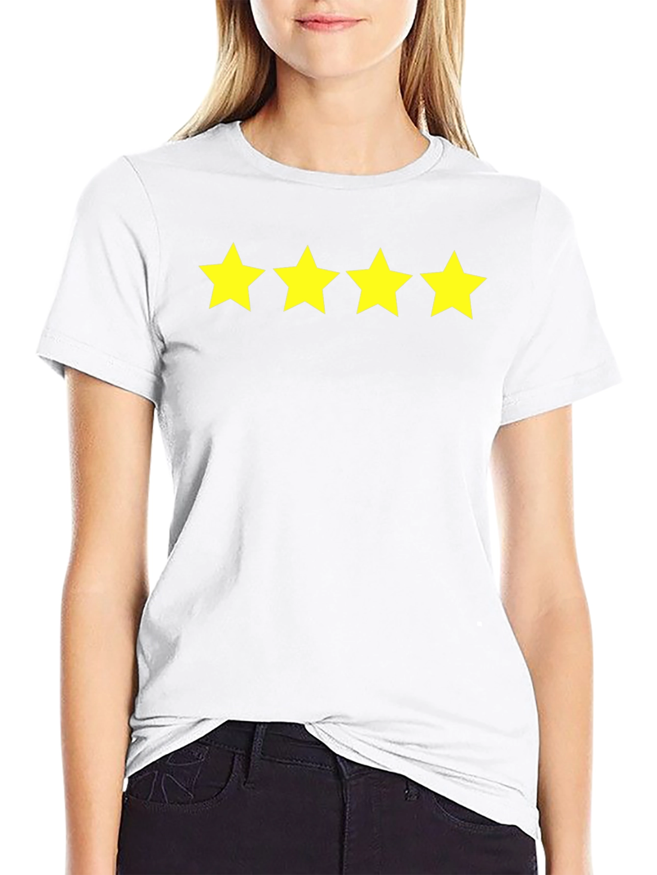 Four Star Graphic Tee - Black