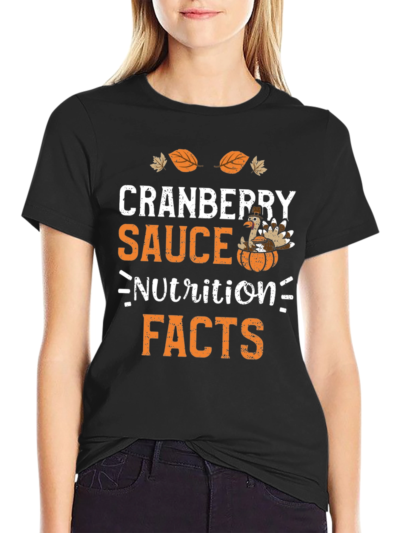 Cranberry Sauce Nutrition Facts Thanksgiving T-Shirt