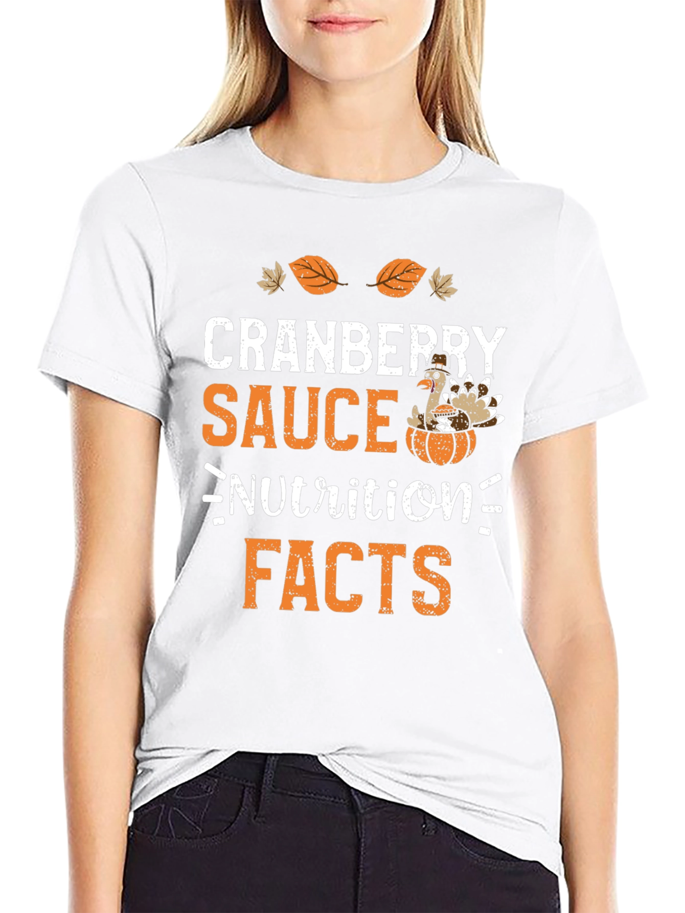 Cranberry Sauce Nutrition Facts Thanksgiving T-Shirt