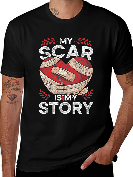 My Scar Is My Story Graphic T-Shirt