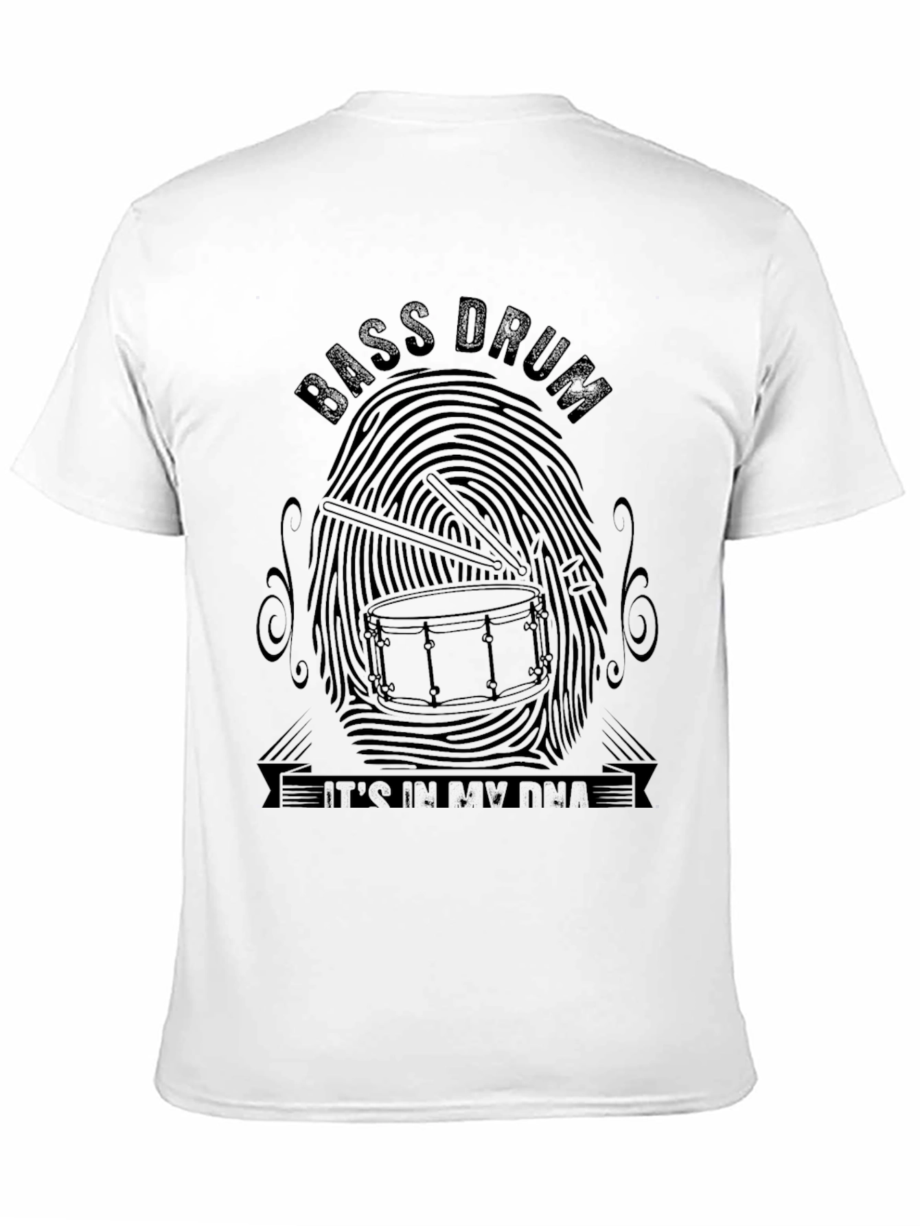 Bass Drum DNA Graphic Tee - Music Lover T-Shirt