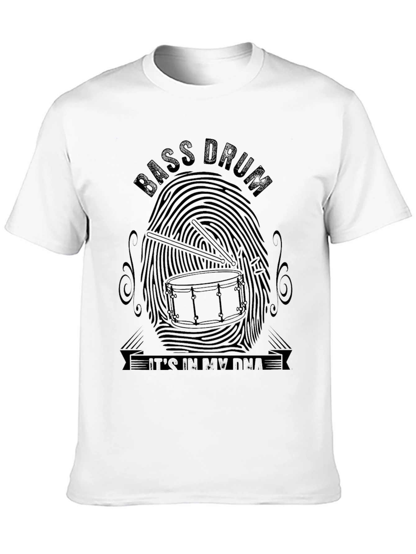 Bass Drum DNA Graphic Tee - Music Lover T-Shirt