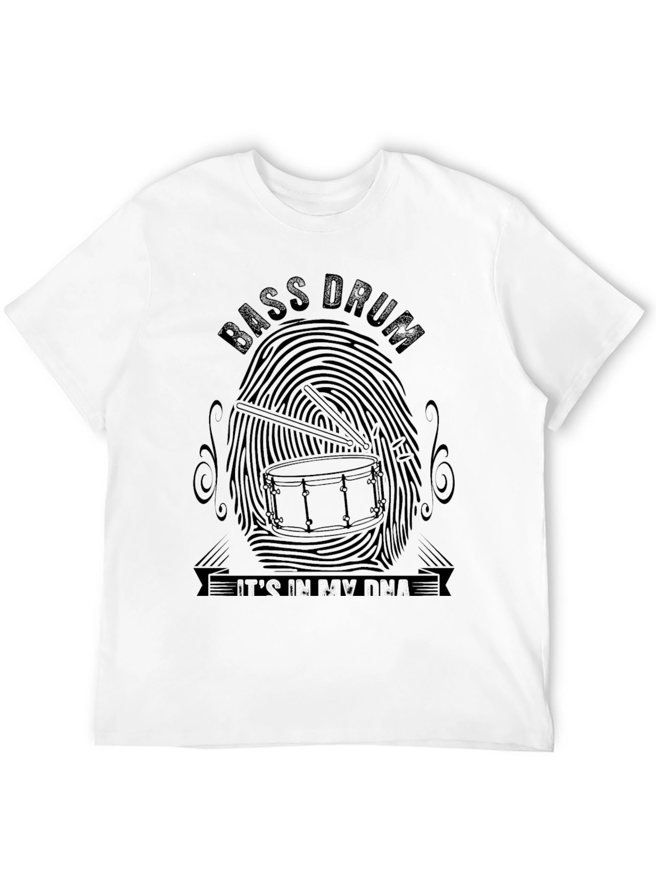 Bass Drum DNA Graphic Tee - Music Lover T-Shirt