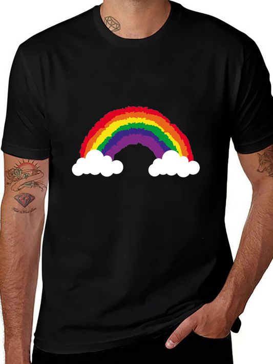 Rainbow Cloud Graphic T-Shirt