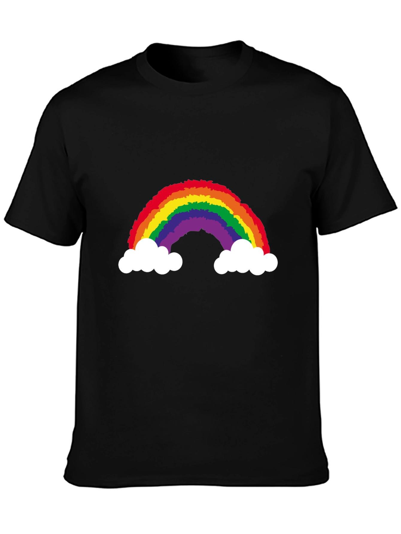 Rainbow Cloud Graphic T-Shirt
