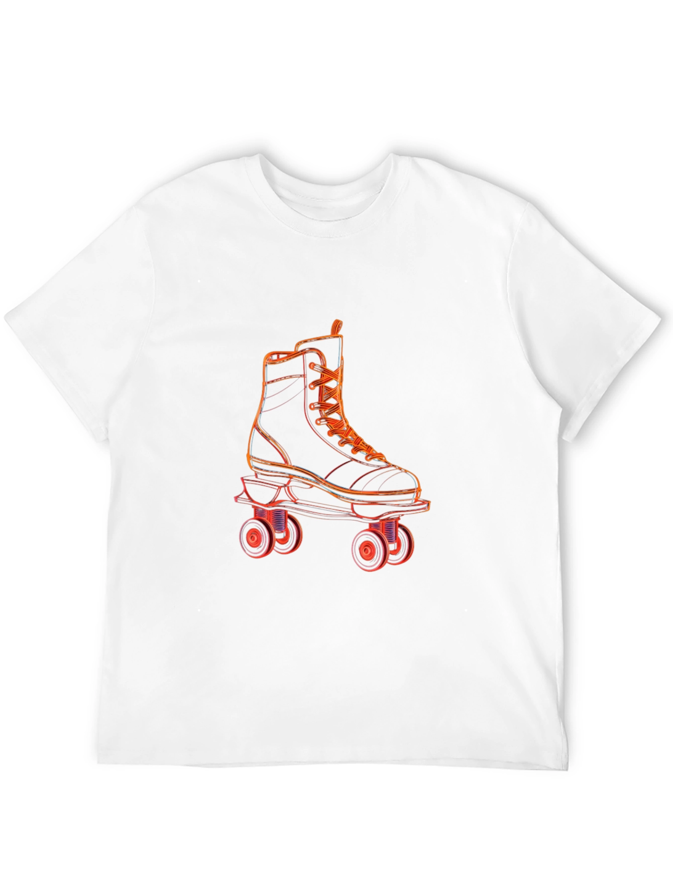Retro Roller Skate T-Shirt - Black