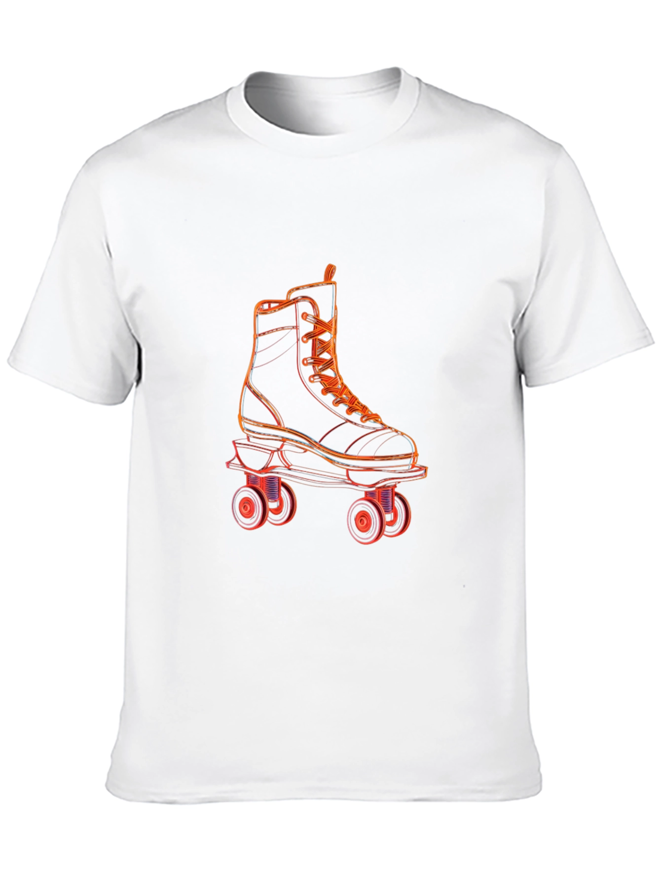 Retro Roller Skate T-Shirt - Black