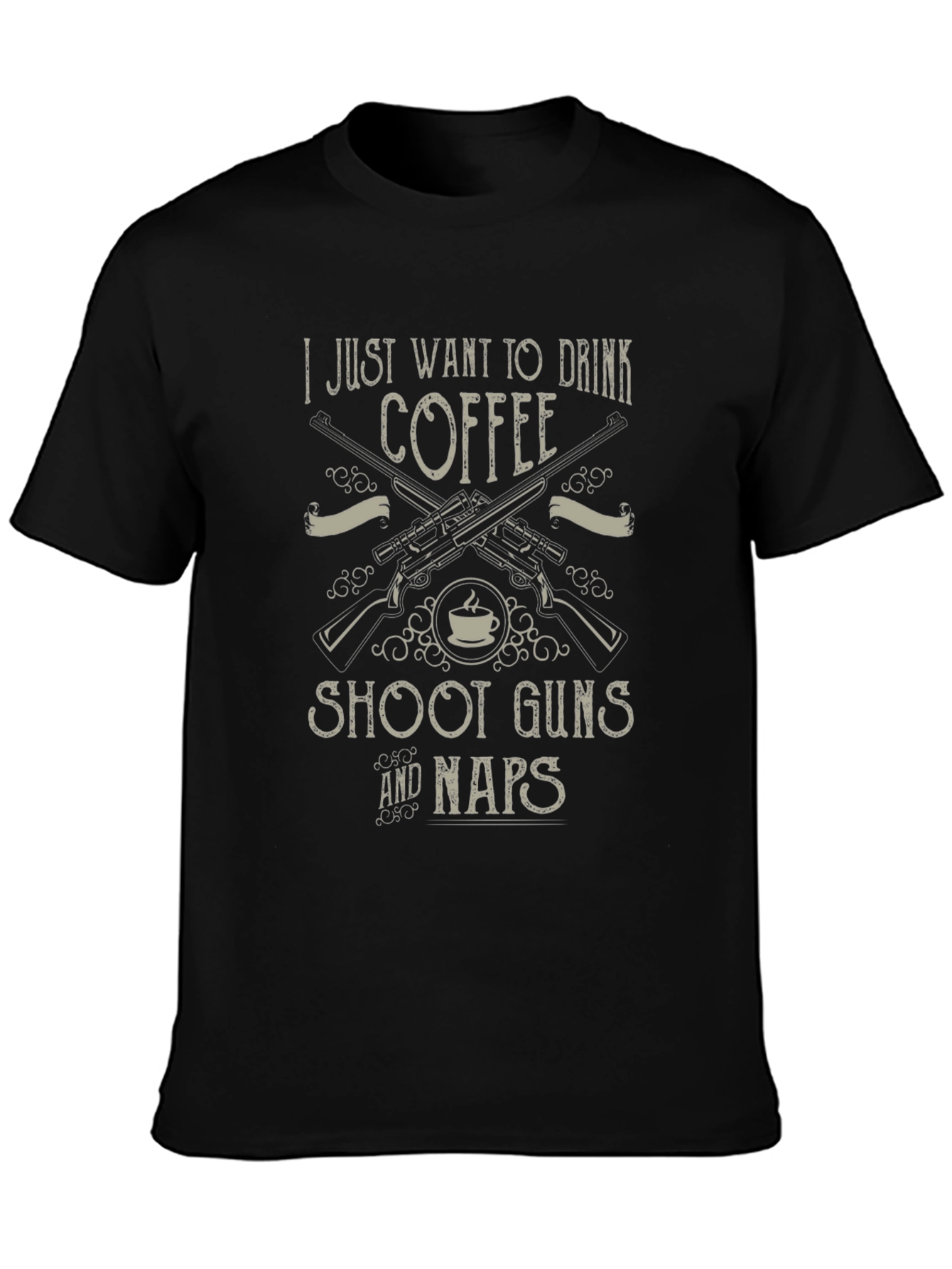 Coffee Guns Naps T-Shirt