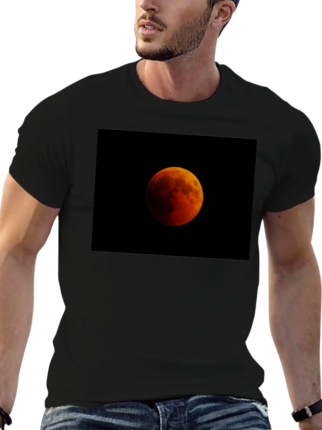 Blood Moon Graphic T-Shirt - Black