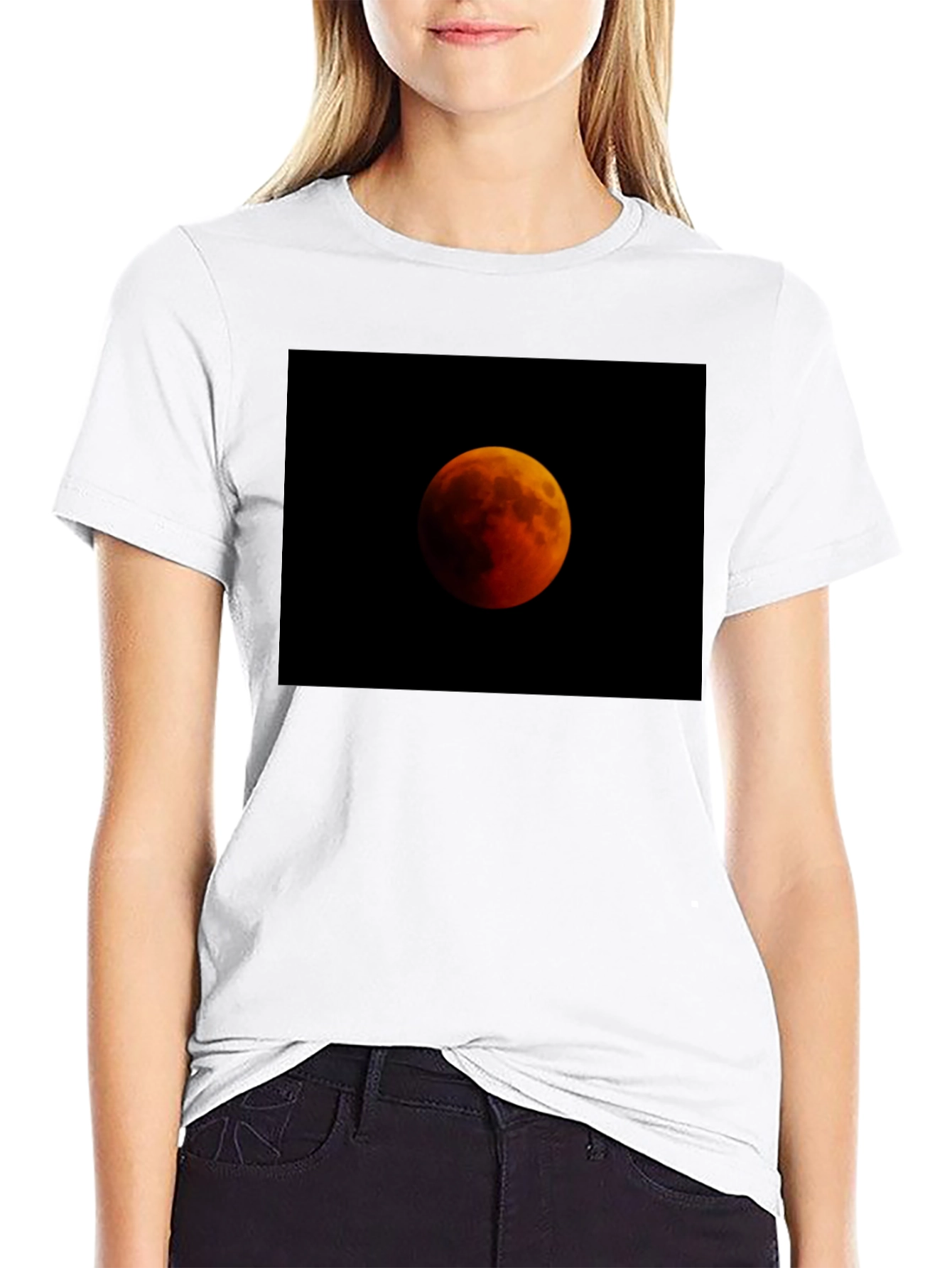 Blood Moon Graphic T-Shirt - Black