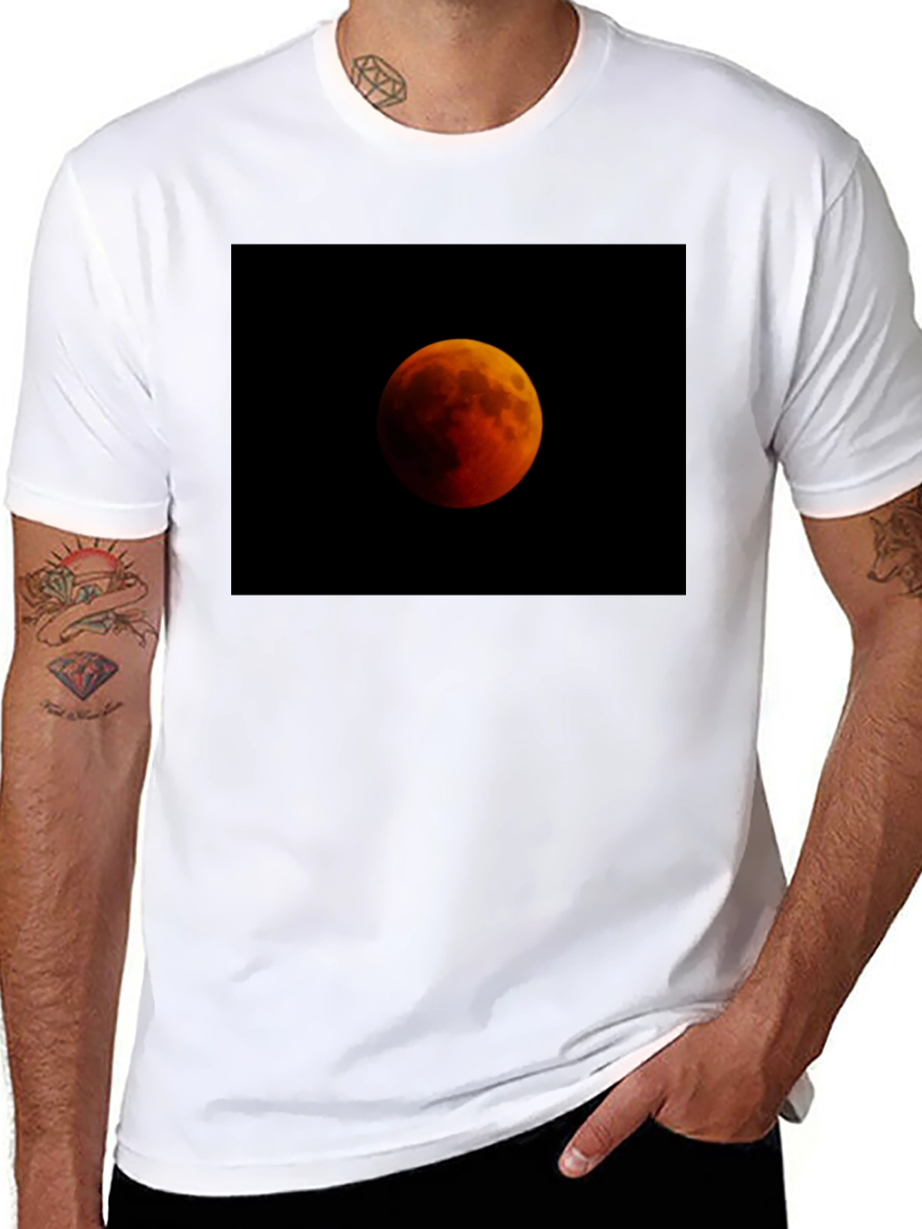 Blood Moon Graphic T-Shirt - Black