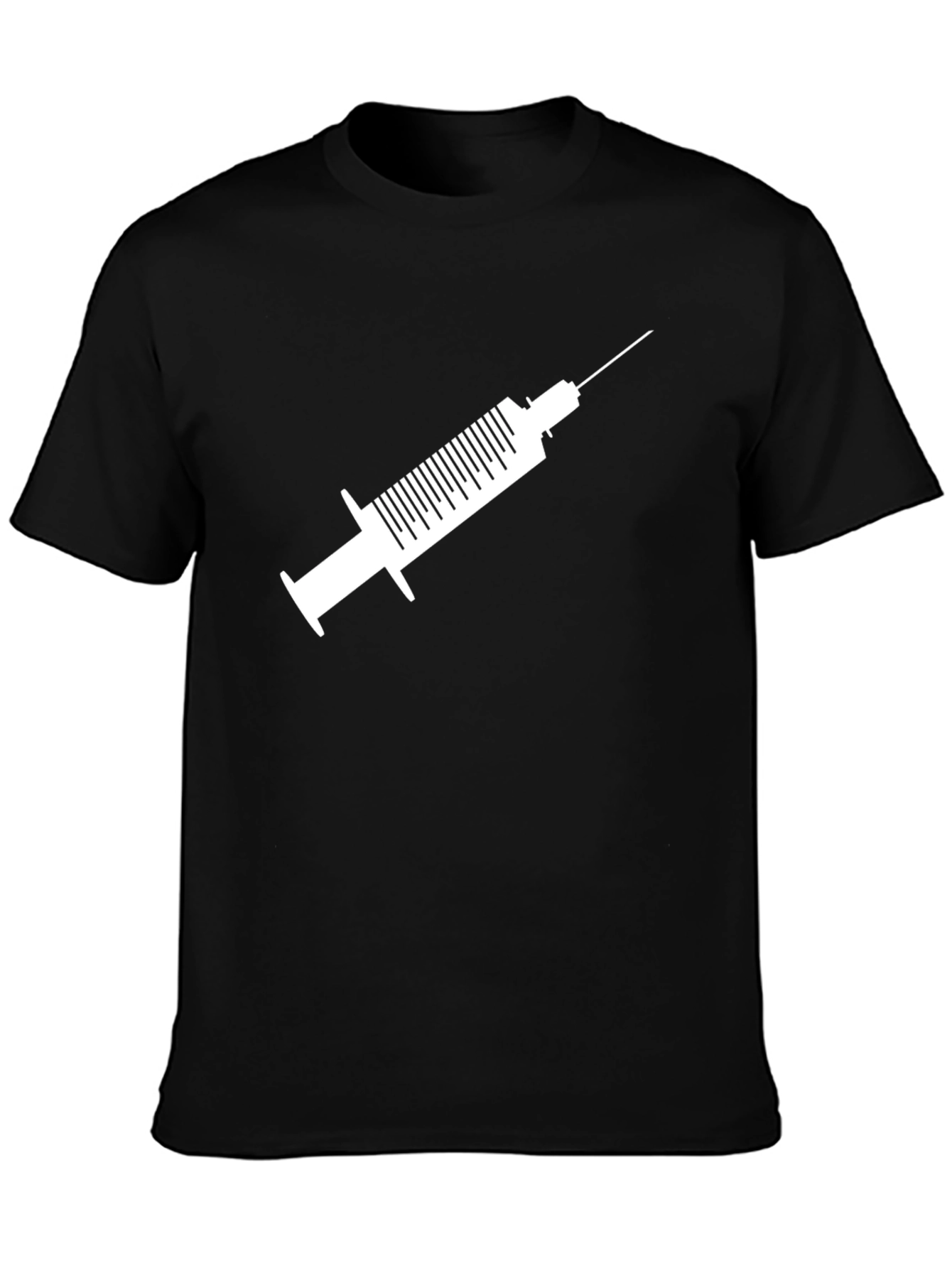 Vaccination T-Shirt - Stylish Syringe Graphic Tee