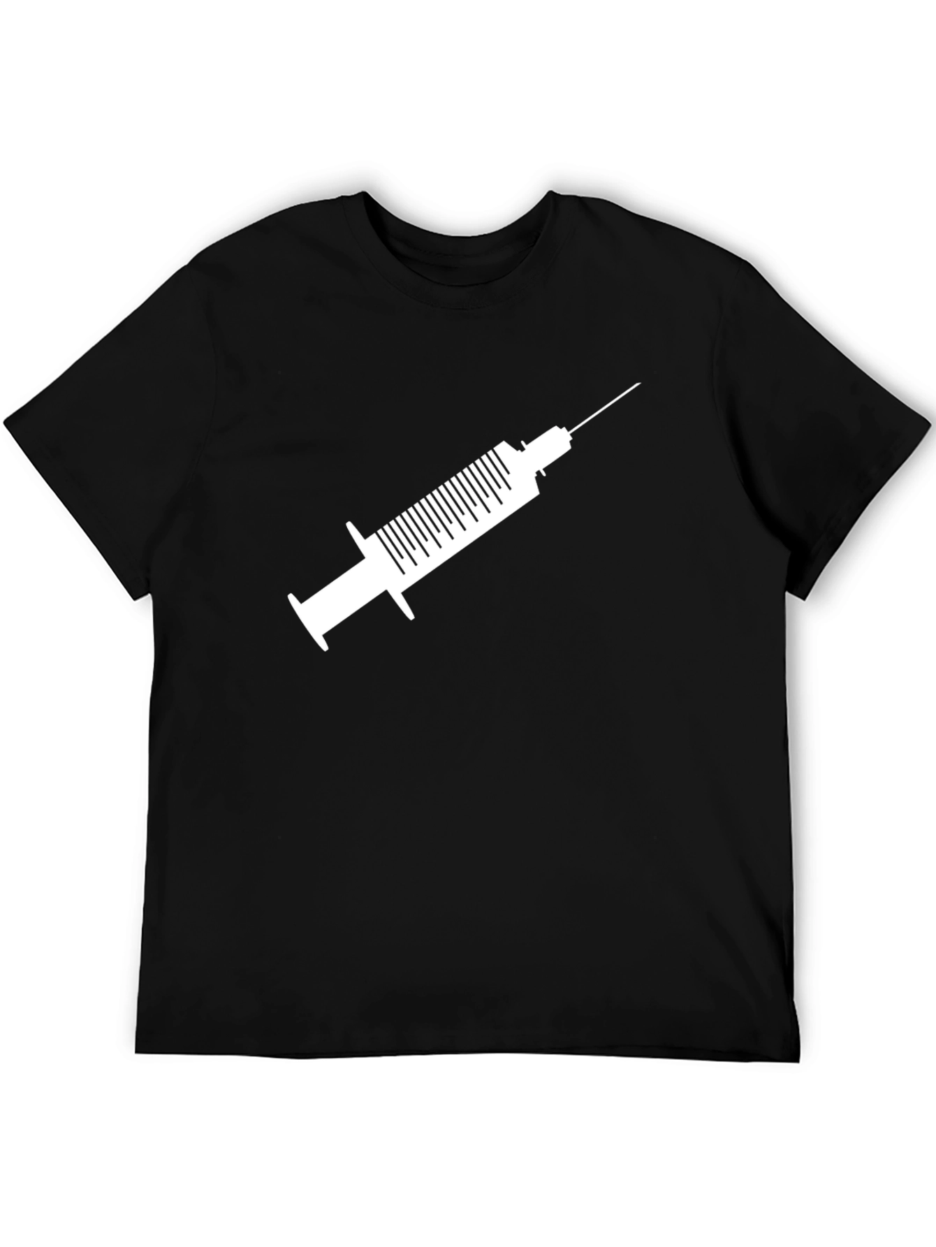 Vaccination T-Shirt - Stylish Syringe Graphic Tee