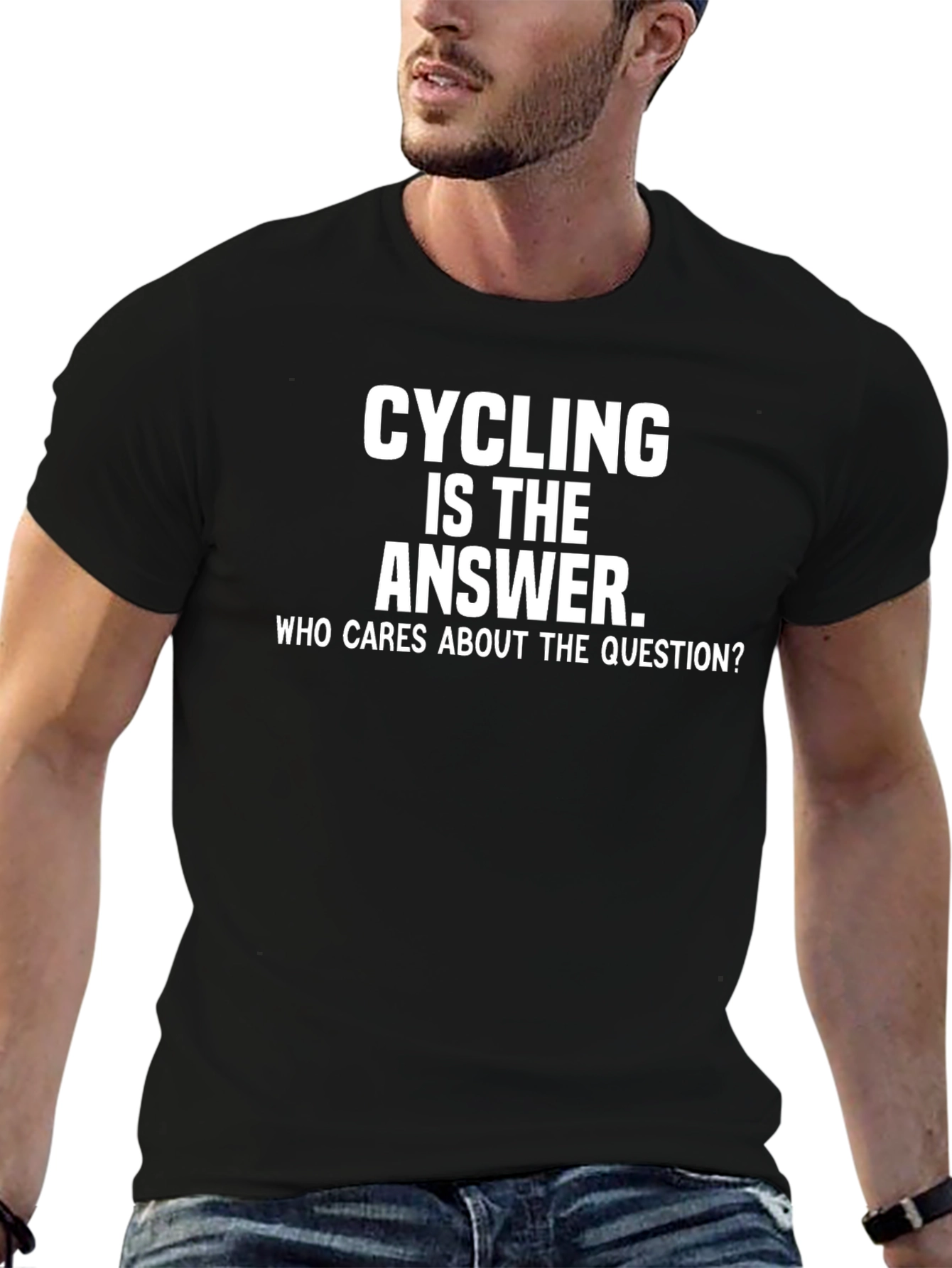 Cycling is the Answer Graphic Tee