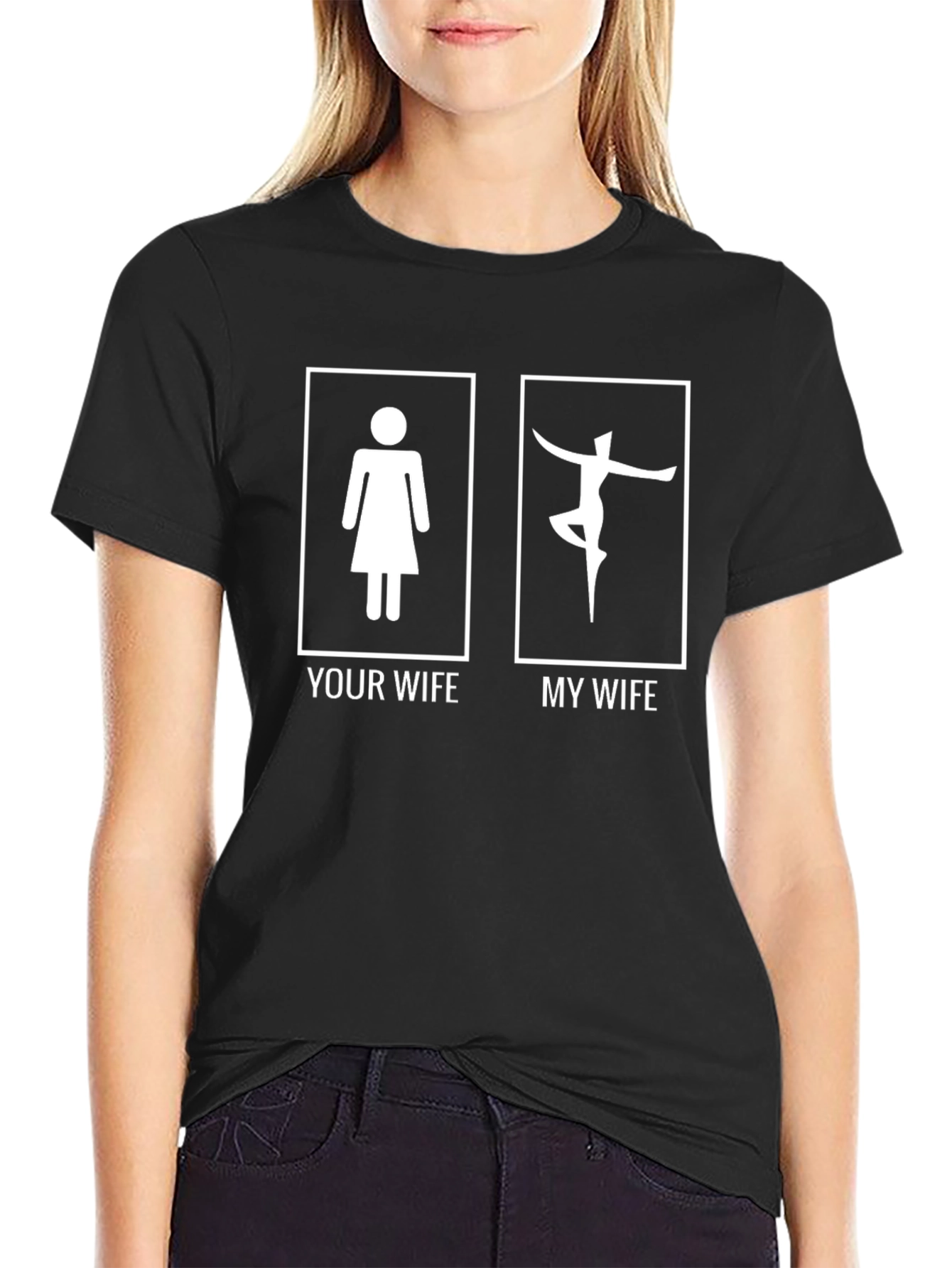 Humorous Your Wife/My Wife Graphic Tee