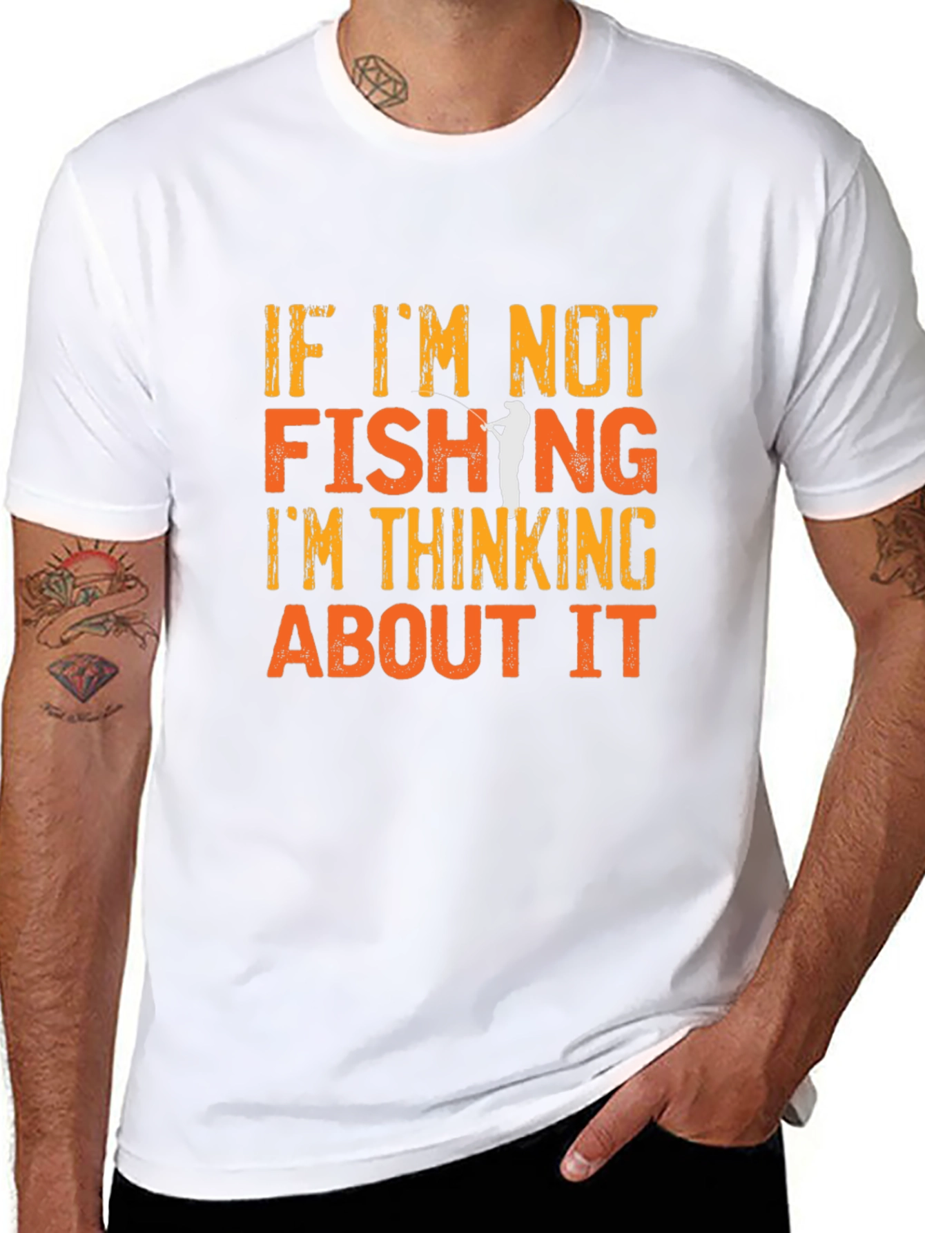 Fishing T-Shirt - If Im Not Fishing Graphic Tee