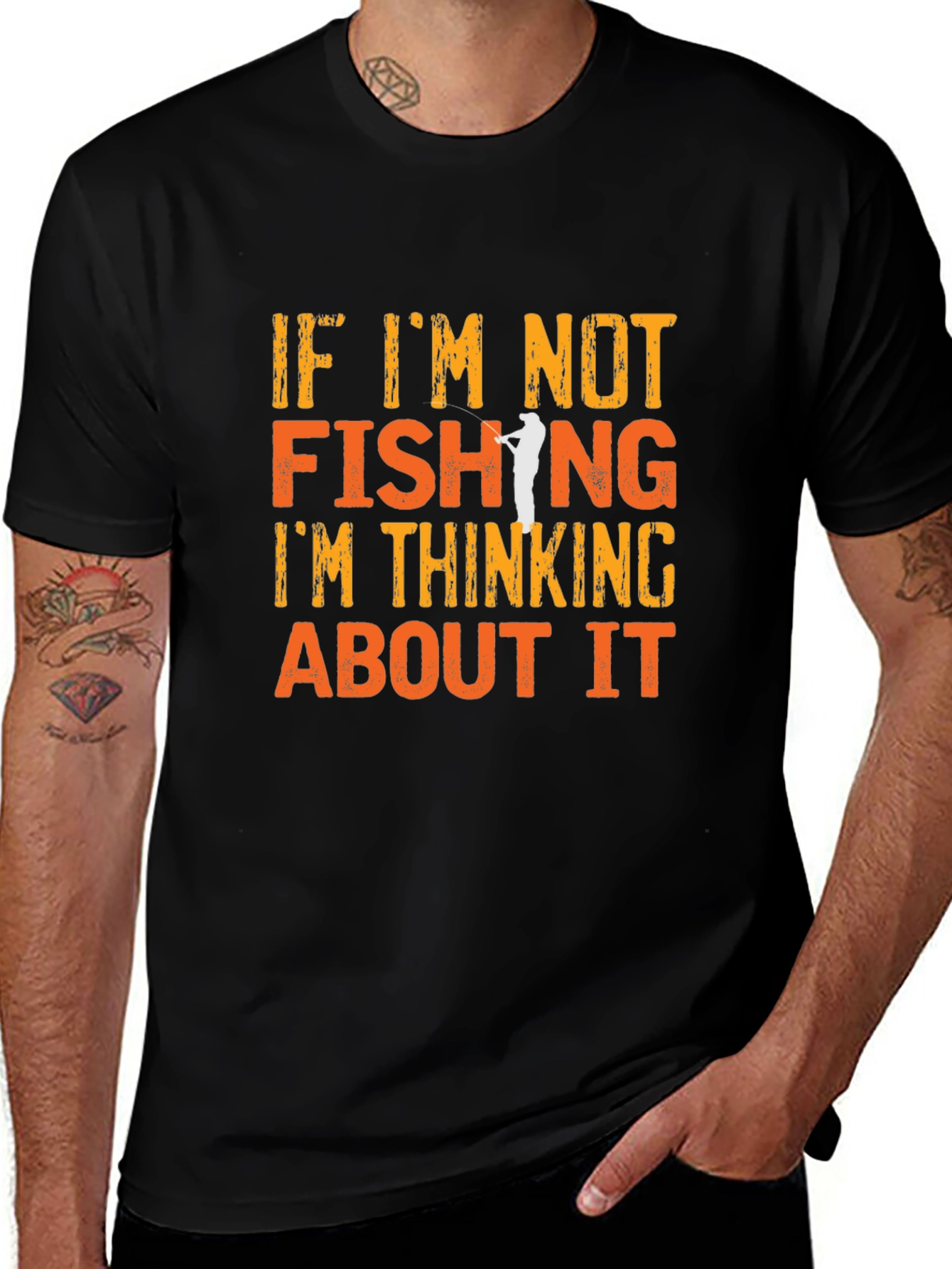 Fishing T-Shirt - If Im Not Fishing Graphic Tee