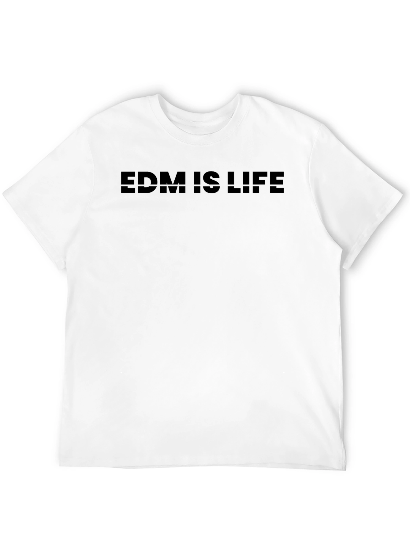 EDM is Life - Black Graphic Tee