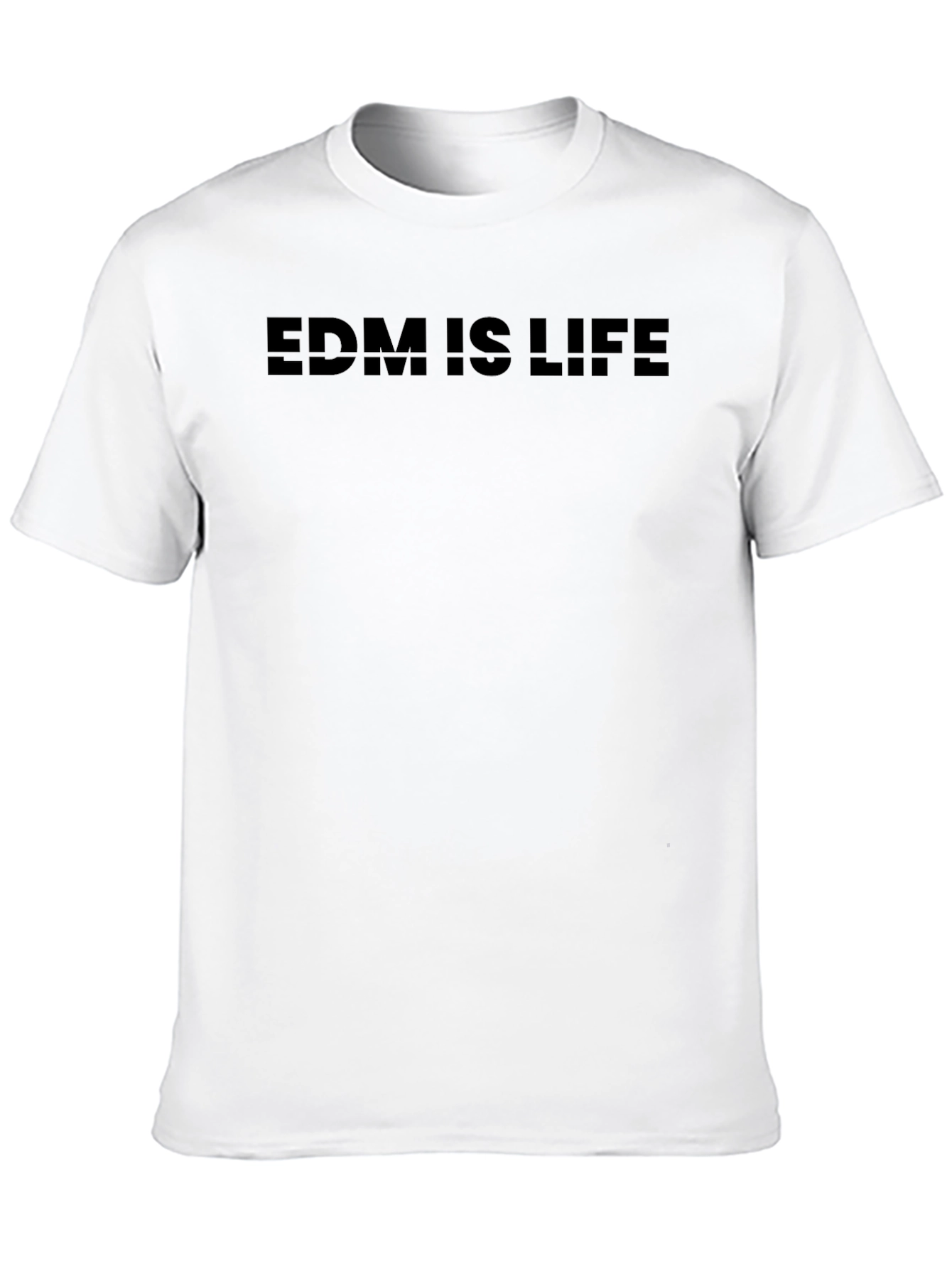 EDM is Life - Black Graphic Tee