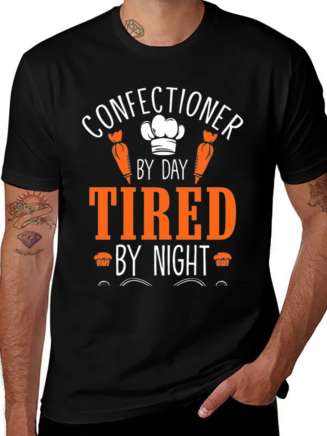 Confectioner by Day Tired by Night T-Shirt