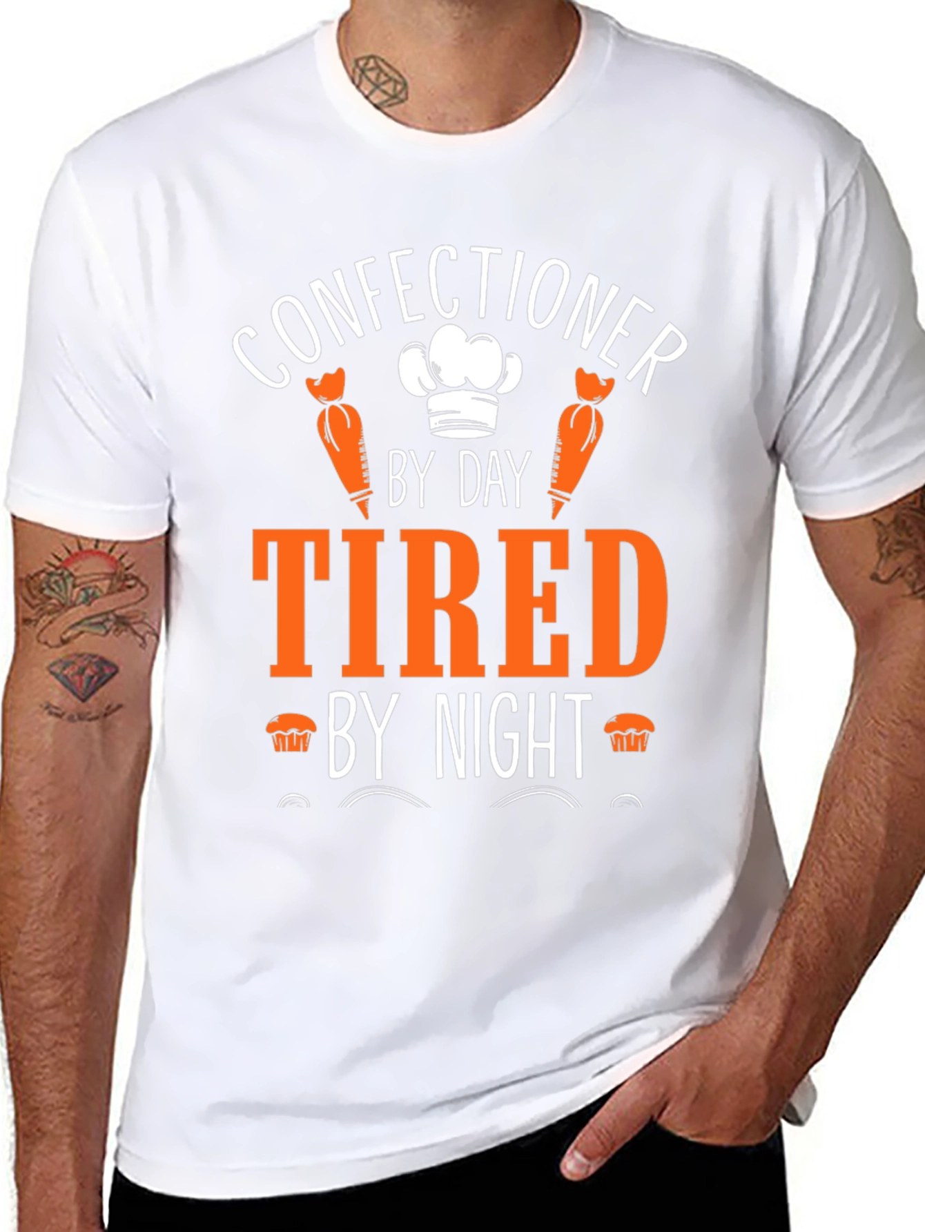 Confectioner by Day Tired by Night T-Shirt