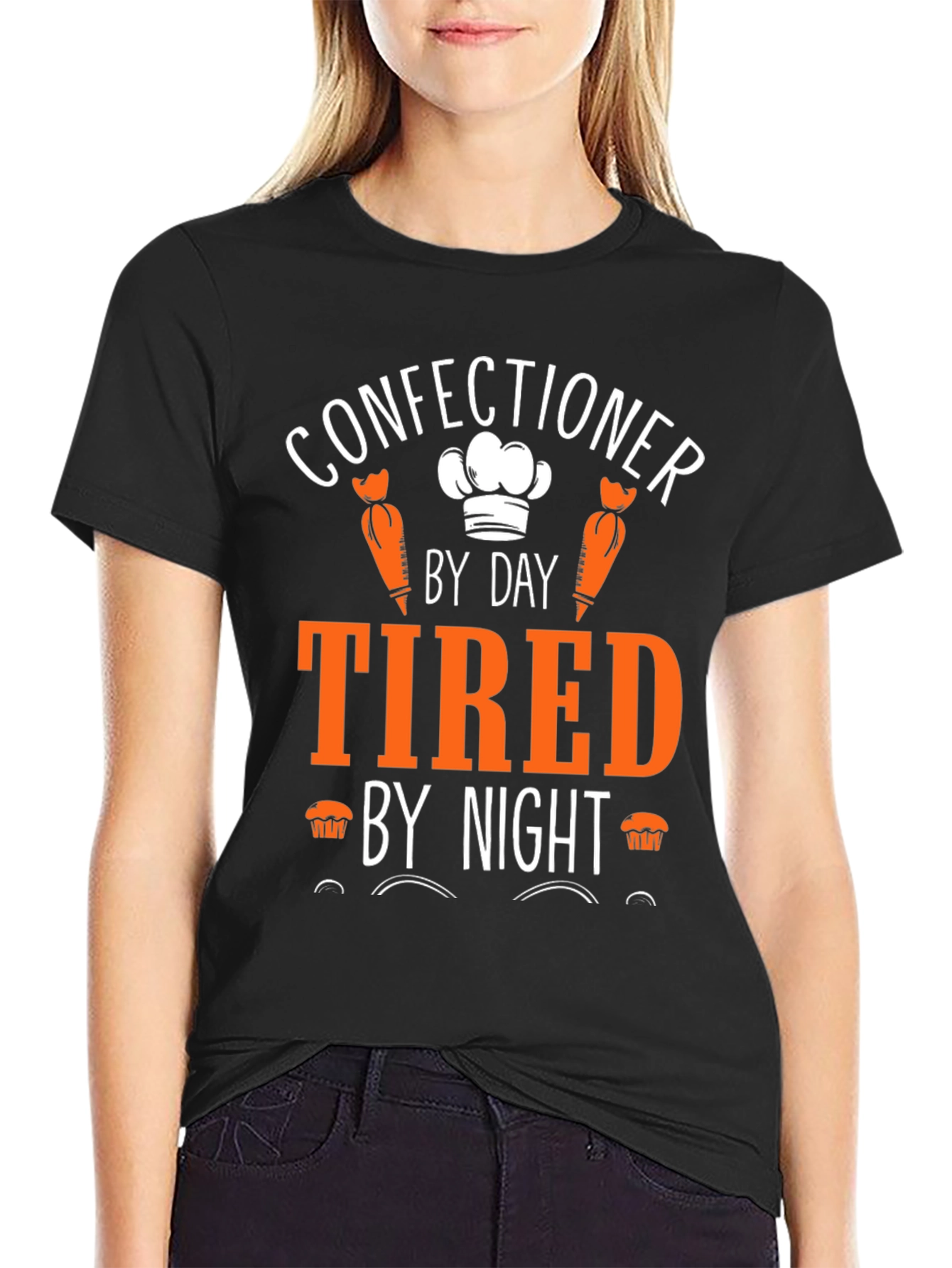 Confectioner by Day Tired by Night T-Shirt