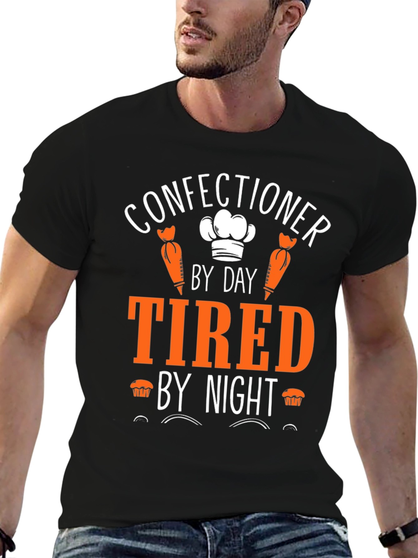 Confectioner by Day Tired by Night T-Shirt