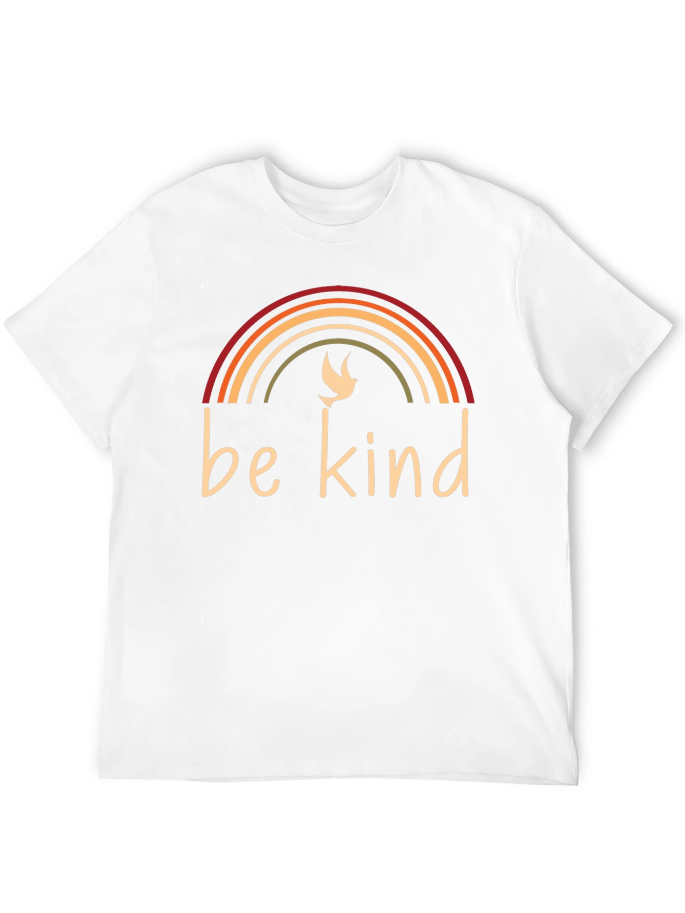 Be Kind Rainbow Graphic Tee - Black