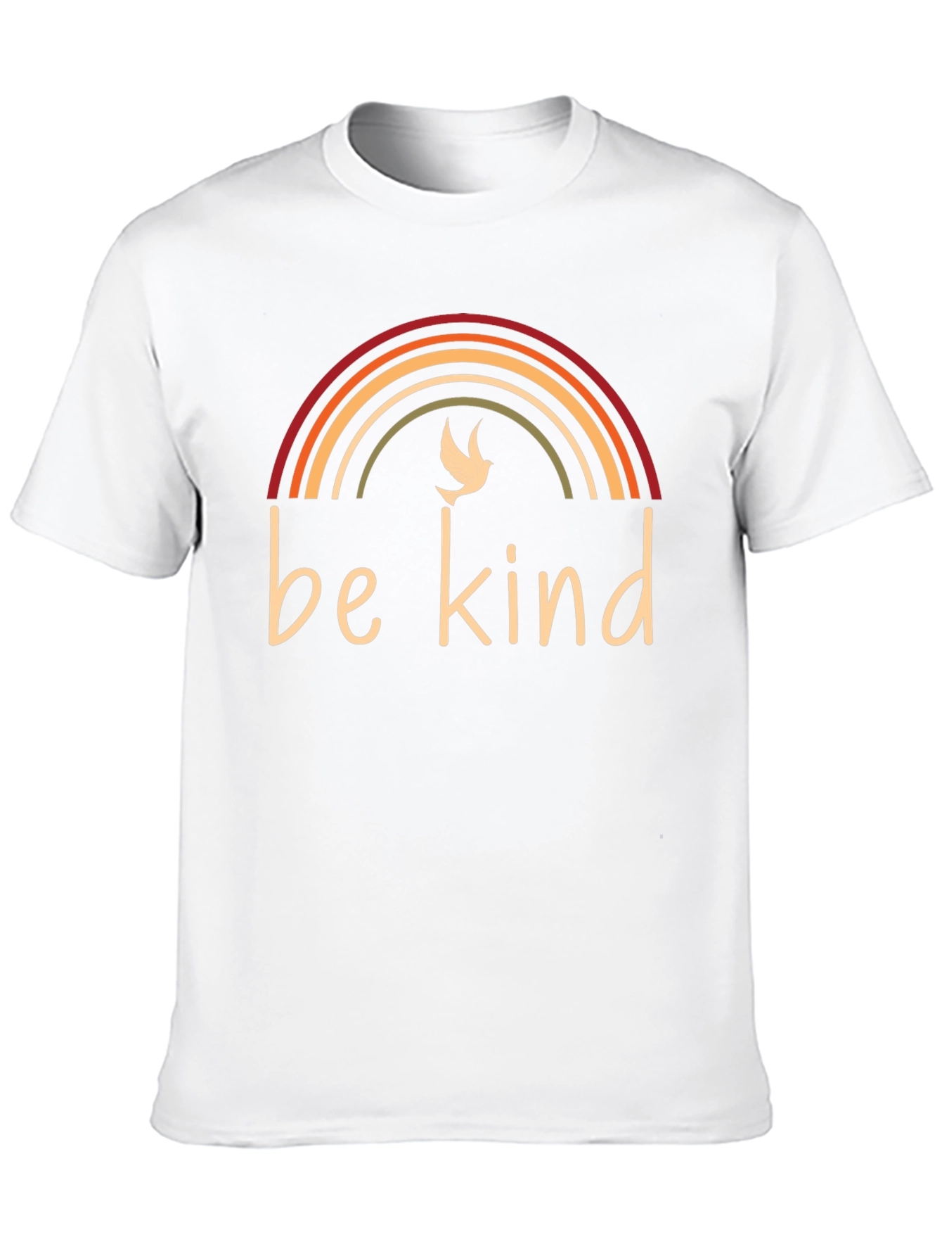 Be Kind Rainbow Graphic Tee - Black