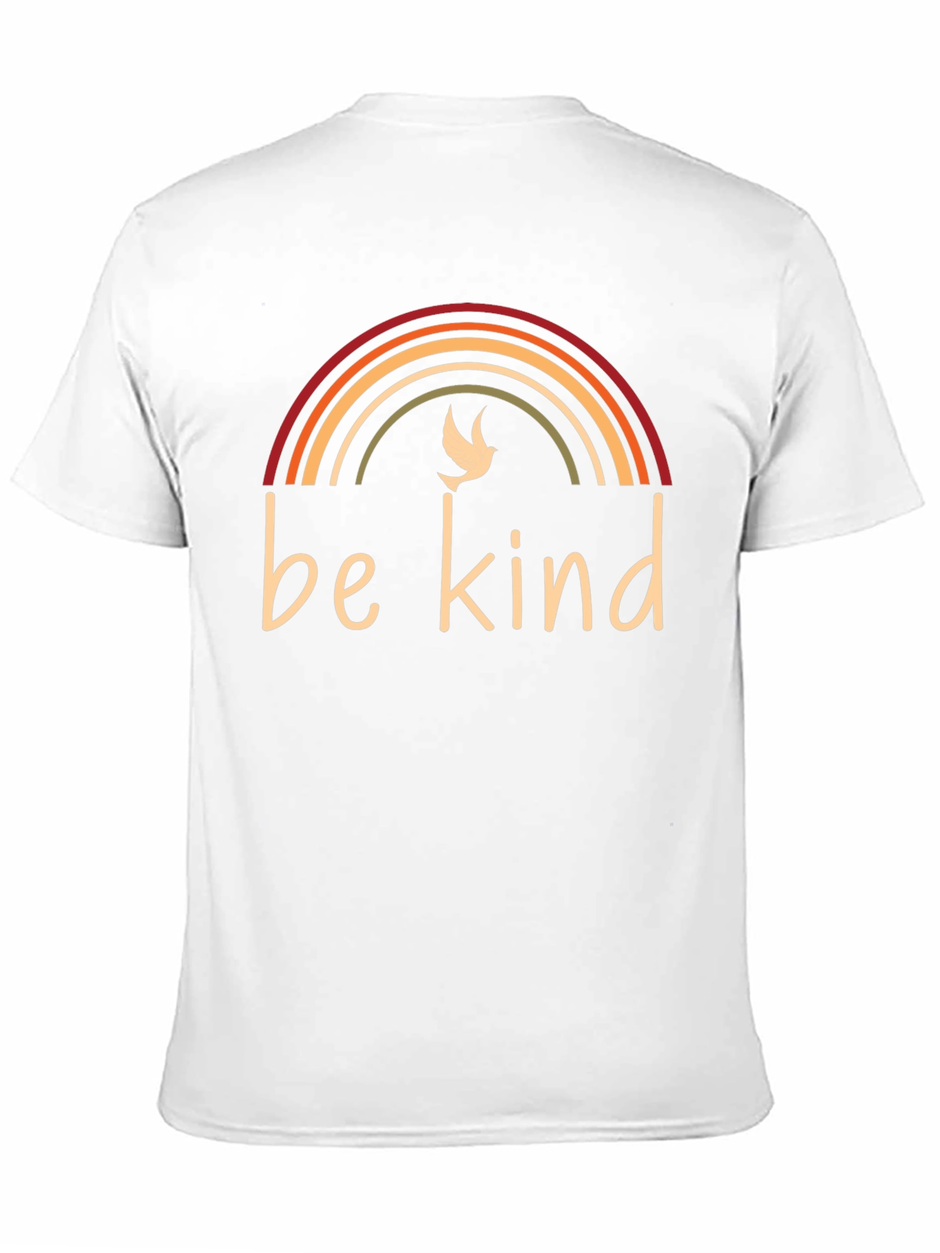 Be Kind Rainbow Graphic Tee - Black