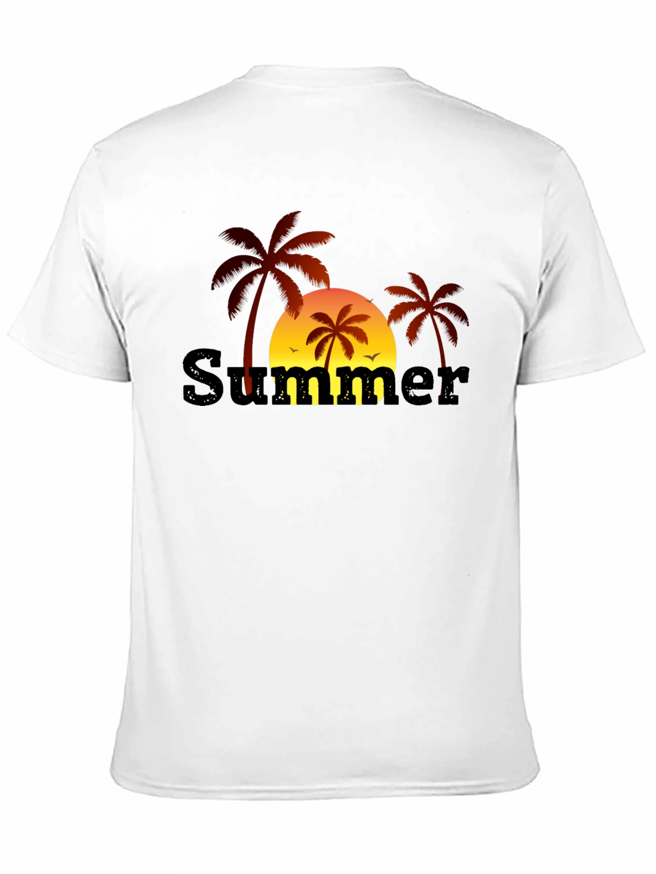 Summer Palm Tree Graphic T-Shirt