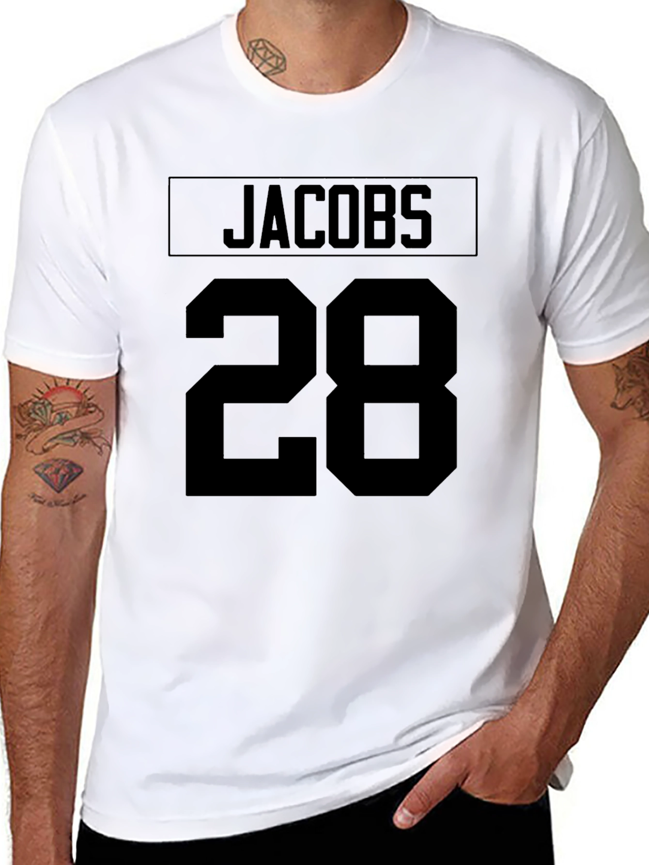 Jacobs 28 Black T-Shirt