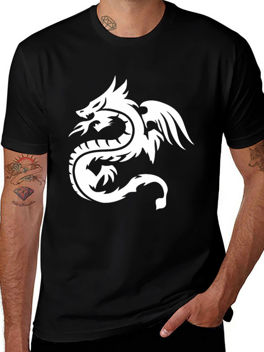 Dragon Graphic T-Shirt - Stylish Mens Tee
