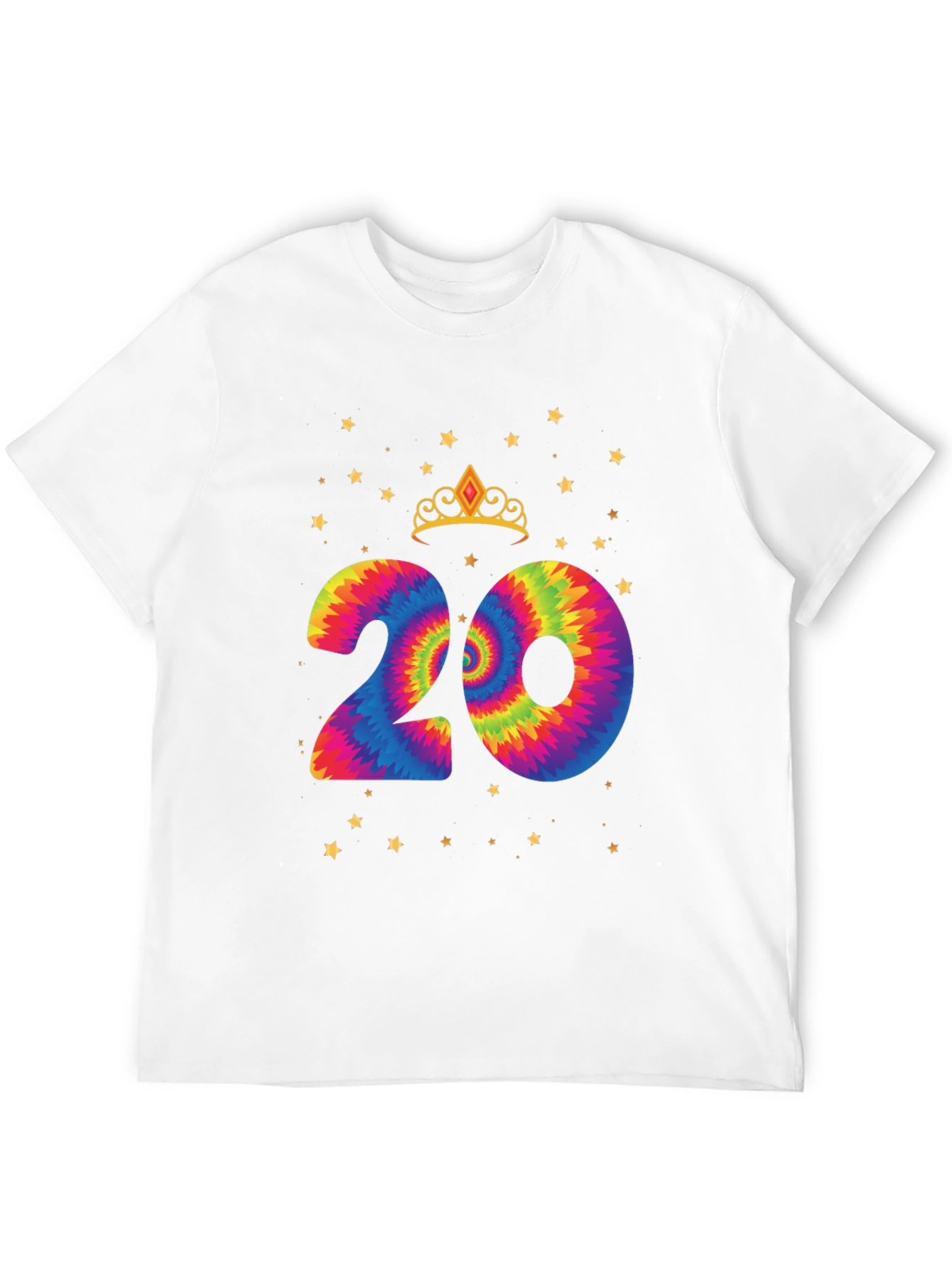 Tie Dye 20th Birthday T-Shirt
