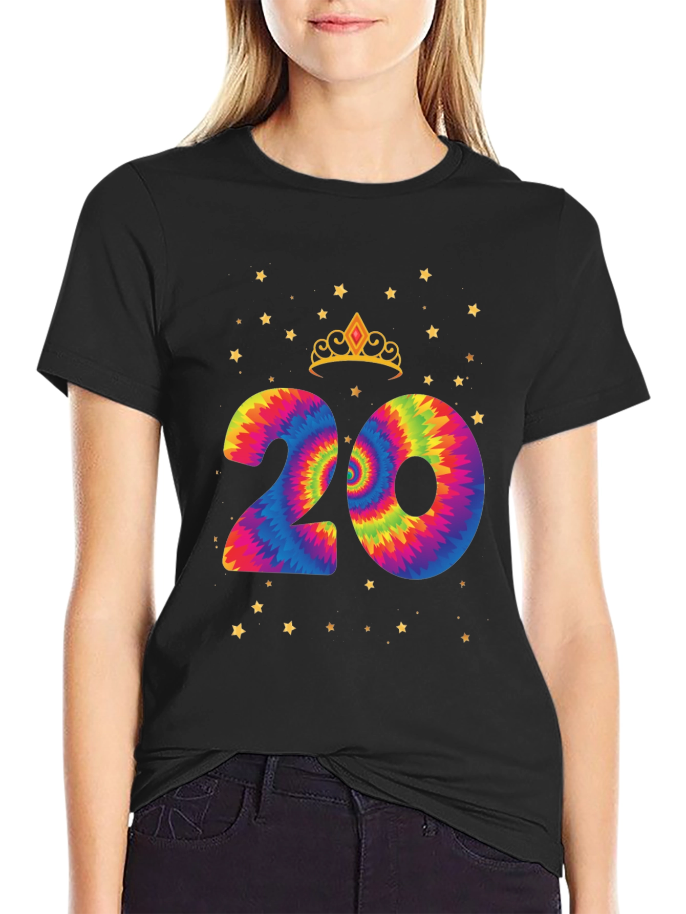Tie Dye 20th Birthday T-Shirt