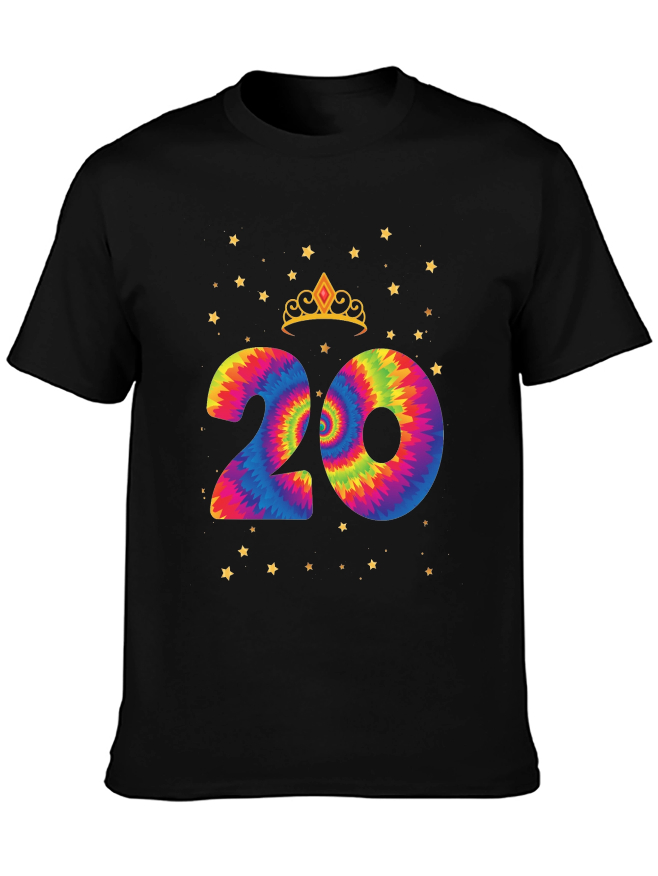 Tie Dye 20th Birthday T-Shirt