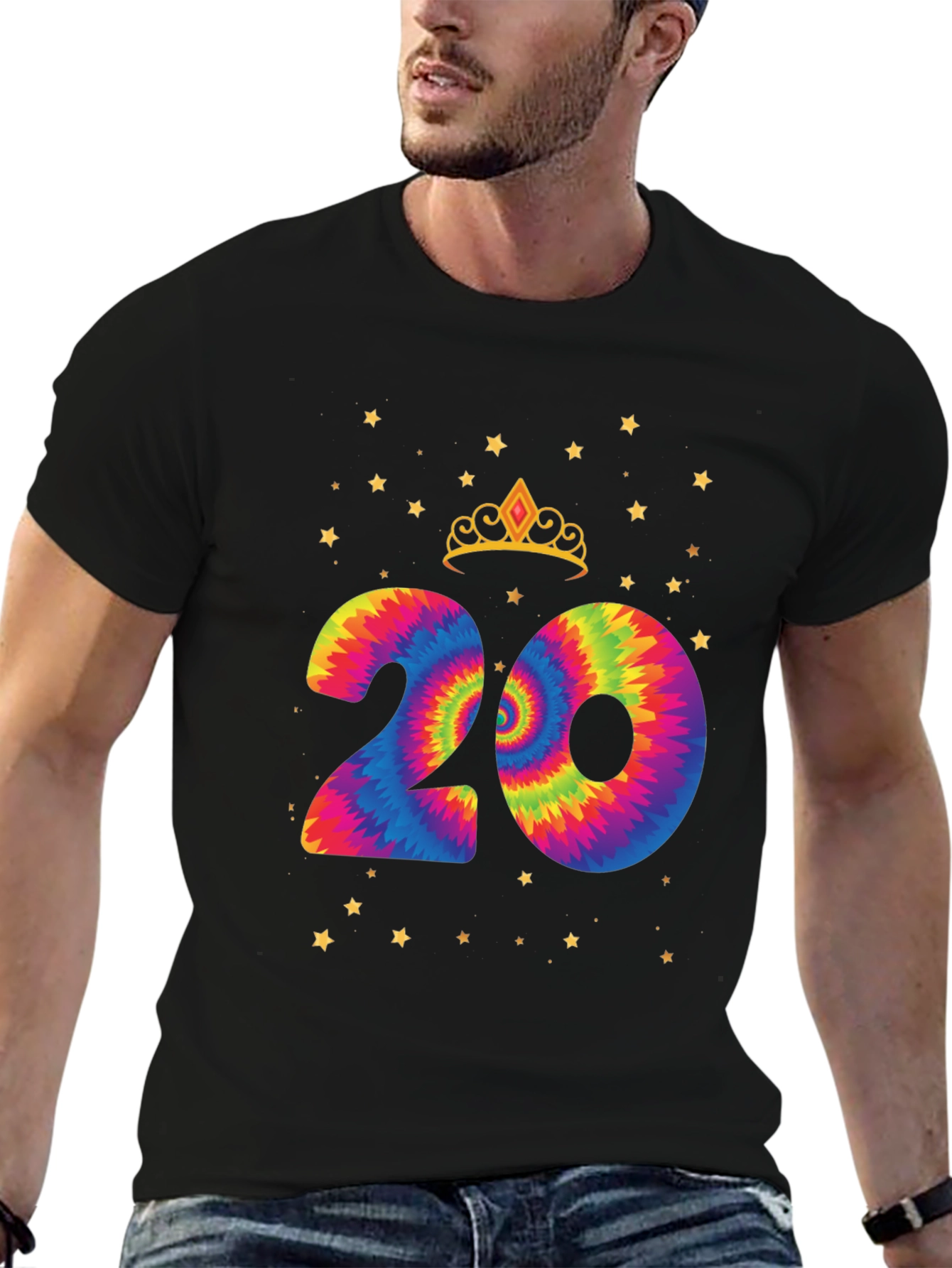 Tie Dye 20th Birthday T-Shirt