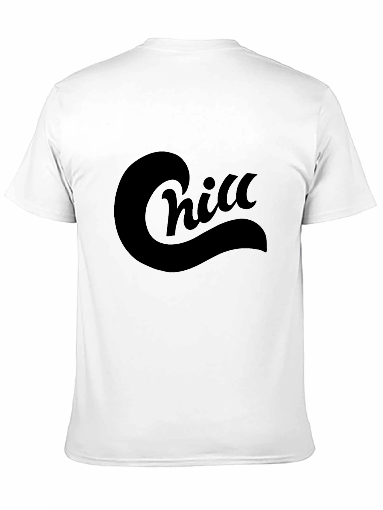 Chill Graphic Tee - Relaxed Fit Black T-Shirt